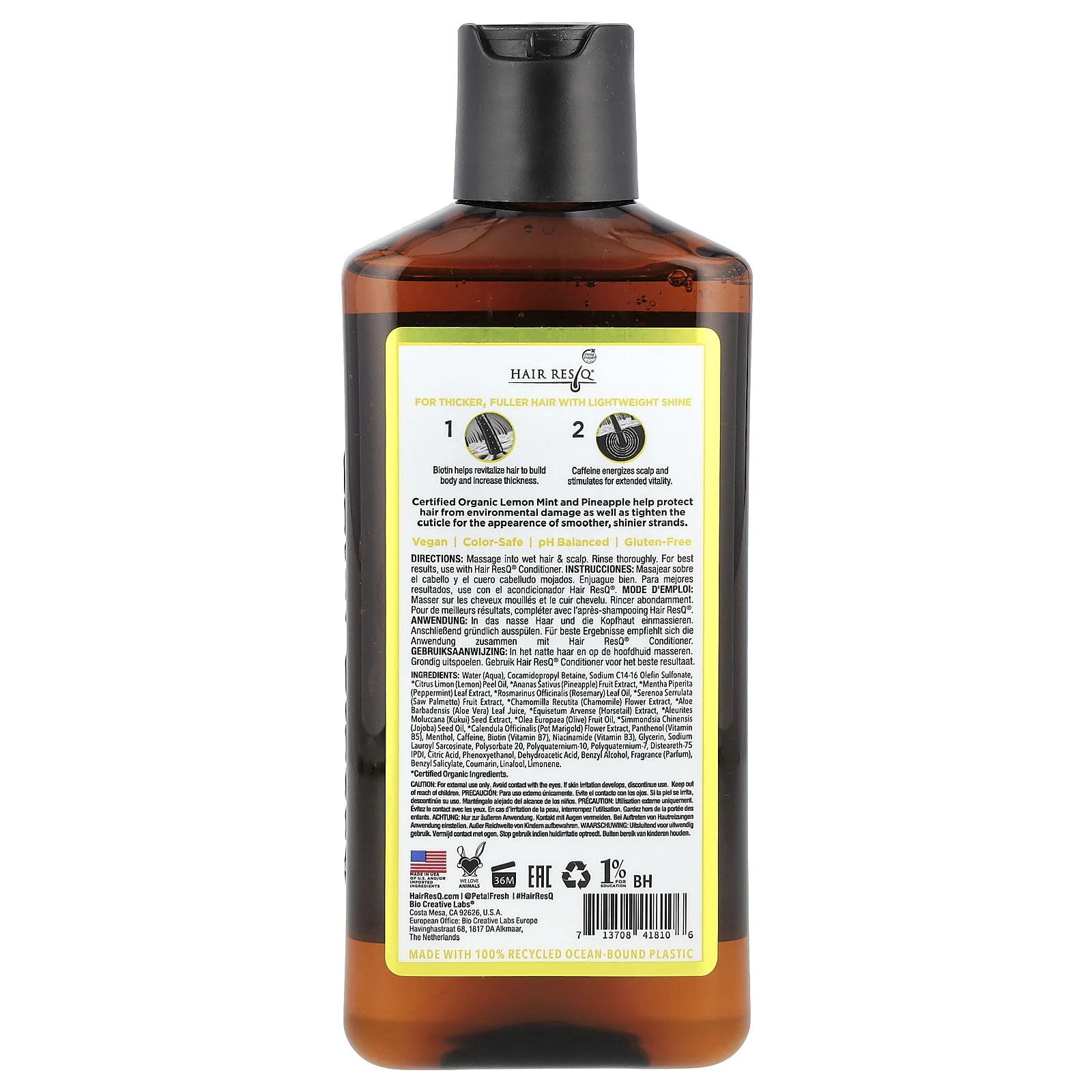 Petal Fresh, Hair ResQ®, биотиновый шампунь, для придания густоты и блеска, 355 мл (12 жидк. унц.)