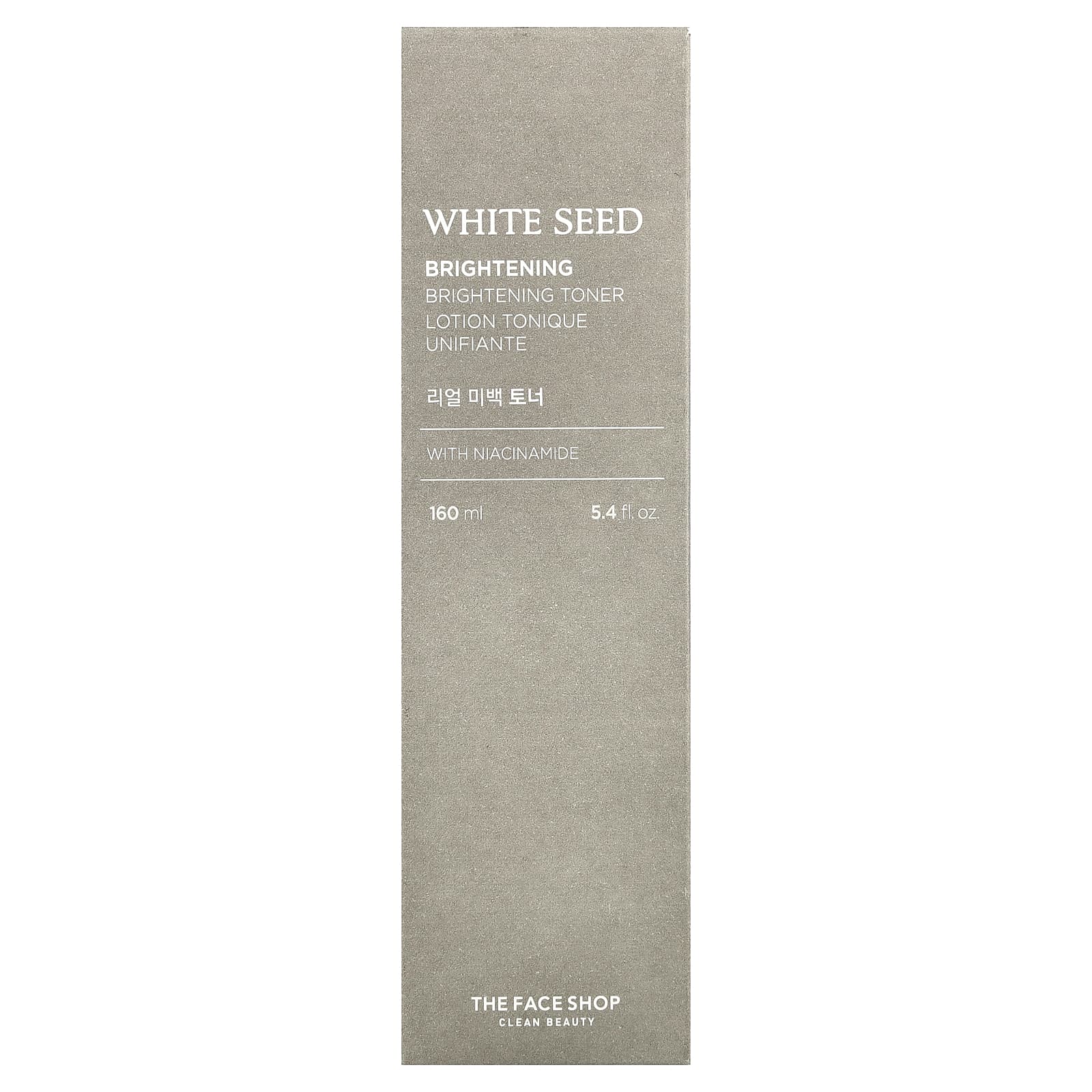 The Face Shop, White Seed, осветляющий тоник с никотинамидом, 160 мл (5,4 жидк. унции)
