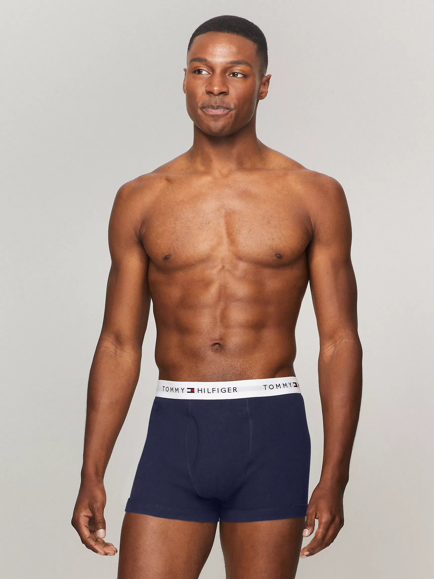 Мужское нижнее белье Tommy Hilfiger, Классические хлопковые трусы-боксёры (набор 3 шт.)