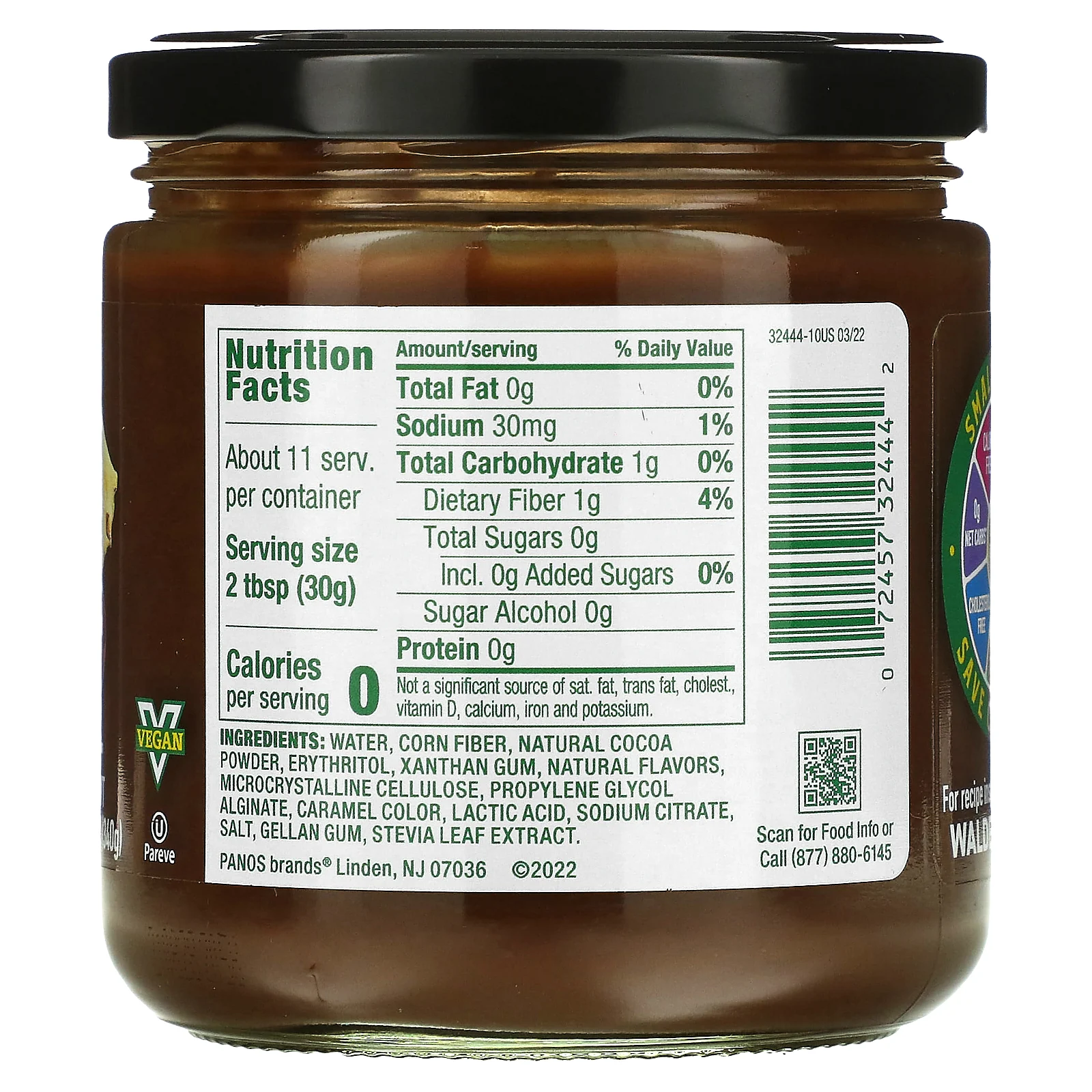 Walden Farms, Шоколадный десертный соус, 340 г (12 унций)