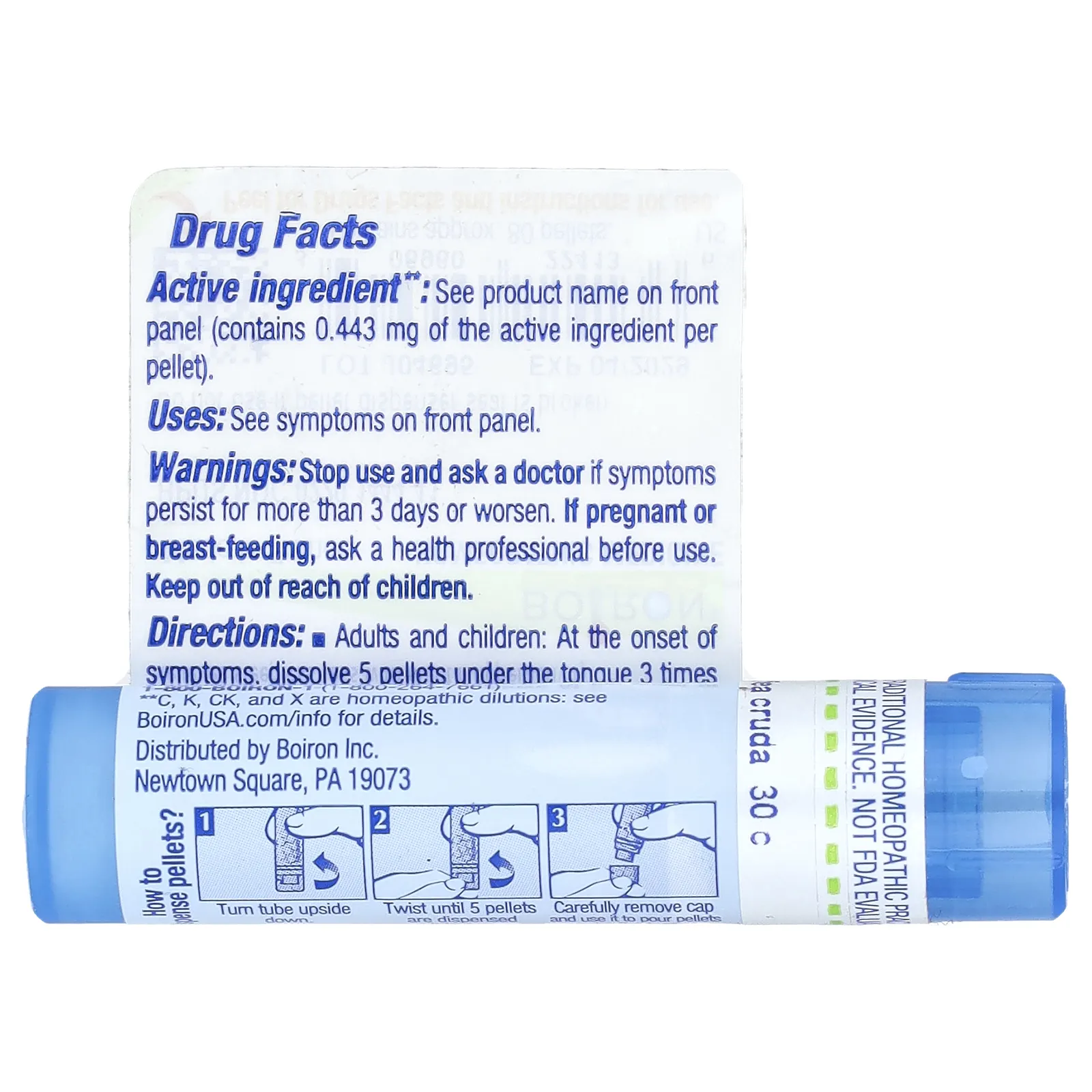 Boiron, Кофеа круда, 30С, прибл. 80 гранул