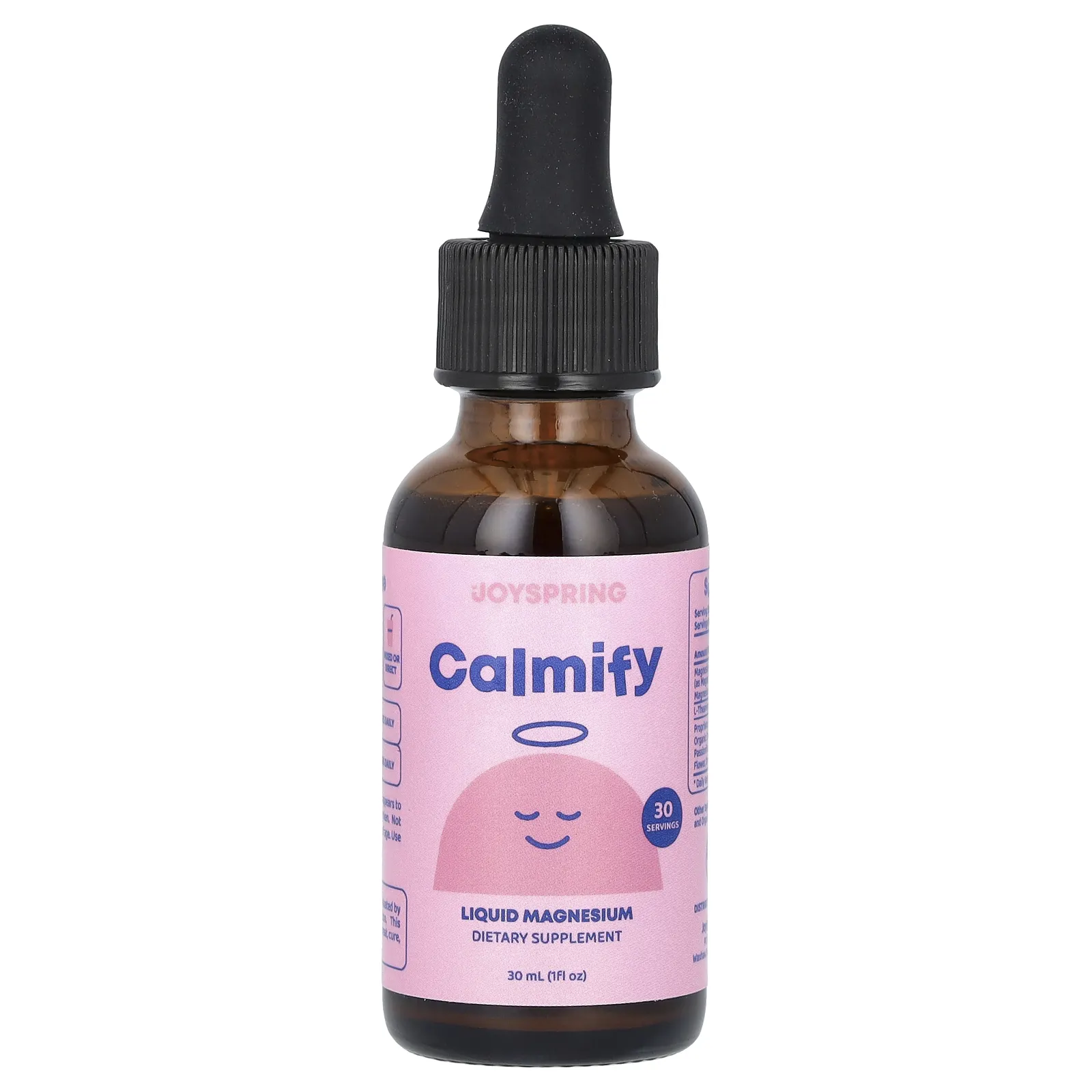 JoySpring, Calmify, жидкий магний, 30 мл (1 жидк. унция)