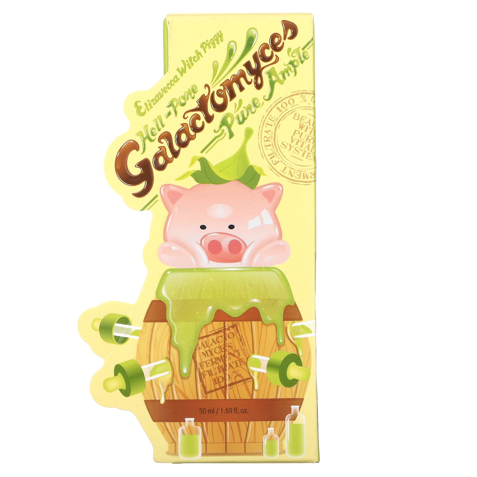 Elizavecca, Hell-Pore, сыворотка с ферментом галактамицелий, 50 мл (1,69 жидк. унции)