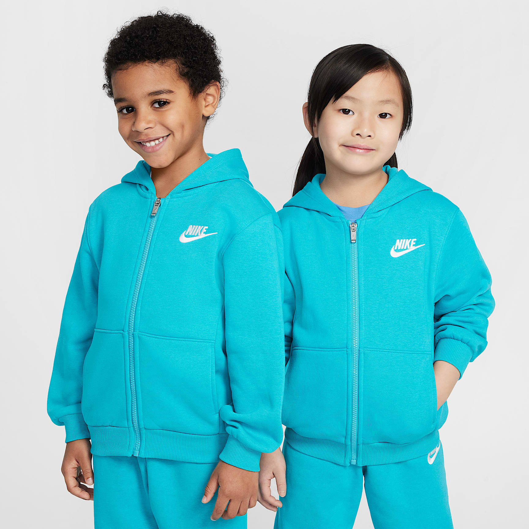 Nike Full-Zip Club Set Little Kids 2-Piece Hoodie Set
