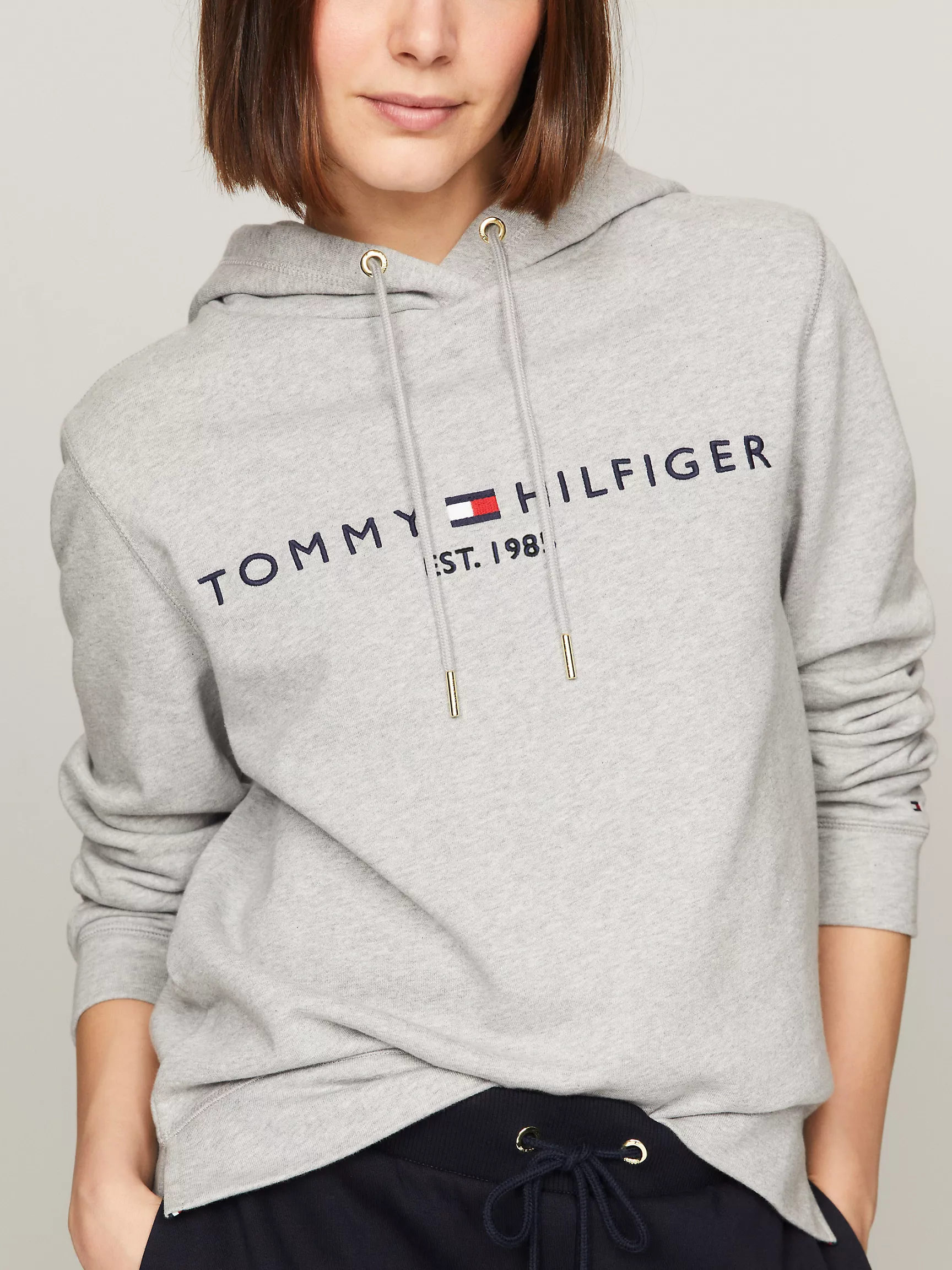 Женское худи Tommy Hilfiger, Худи с вышитым логотипом Tommy