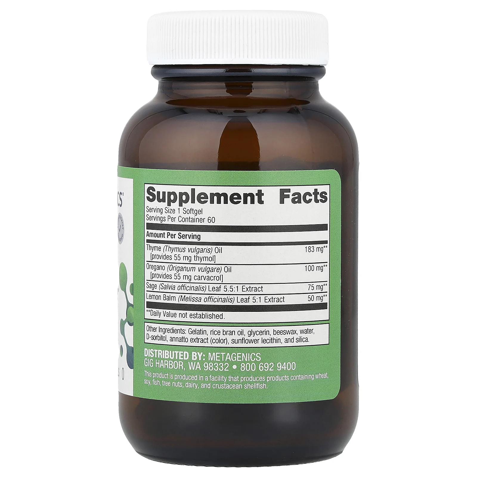 Metagenics, CandiBactin-AR®, 60 мягких таблеток