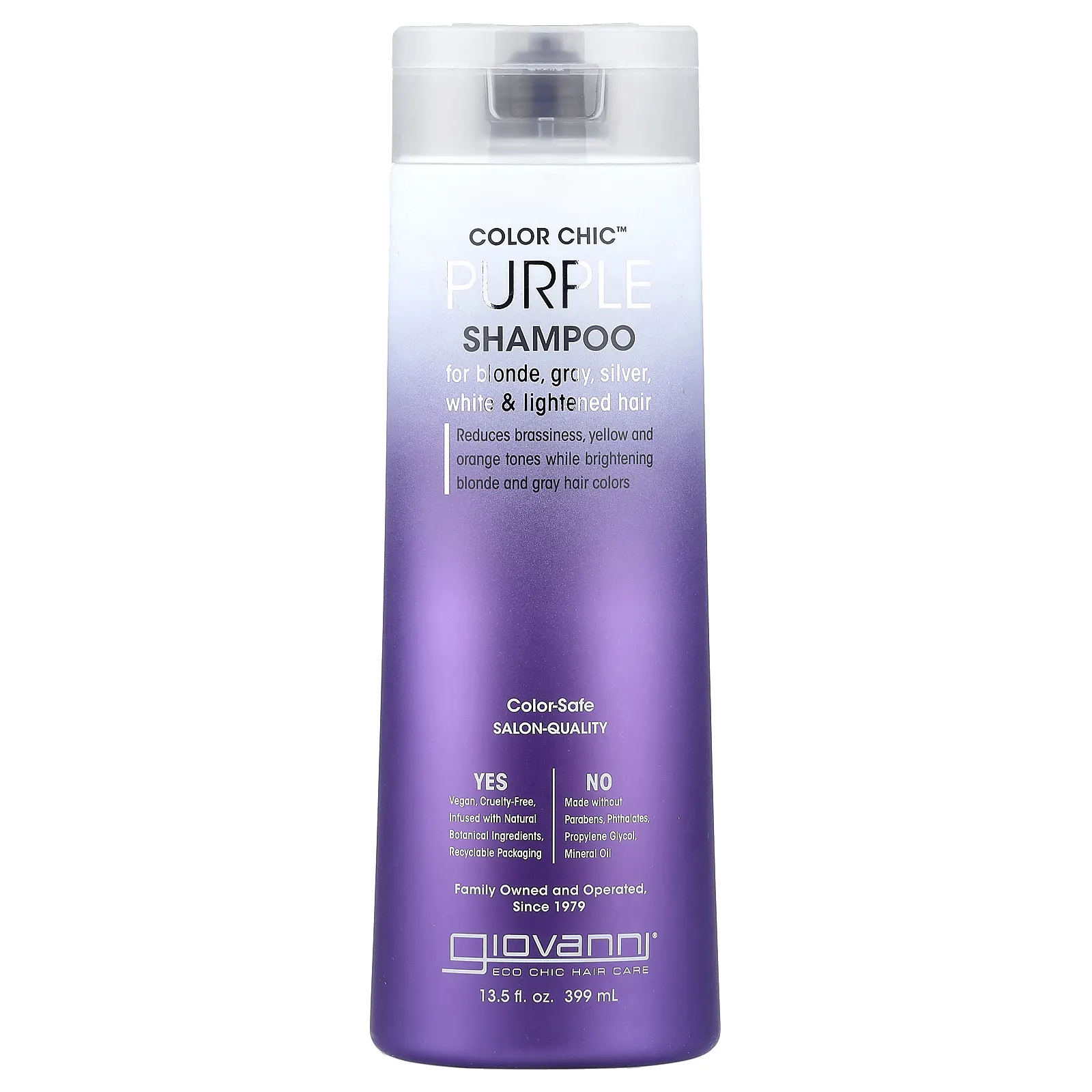 Giovanni, Color Chic ™, фиолетовый шампунь, 399 мл (13,5 жидк. Унции)