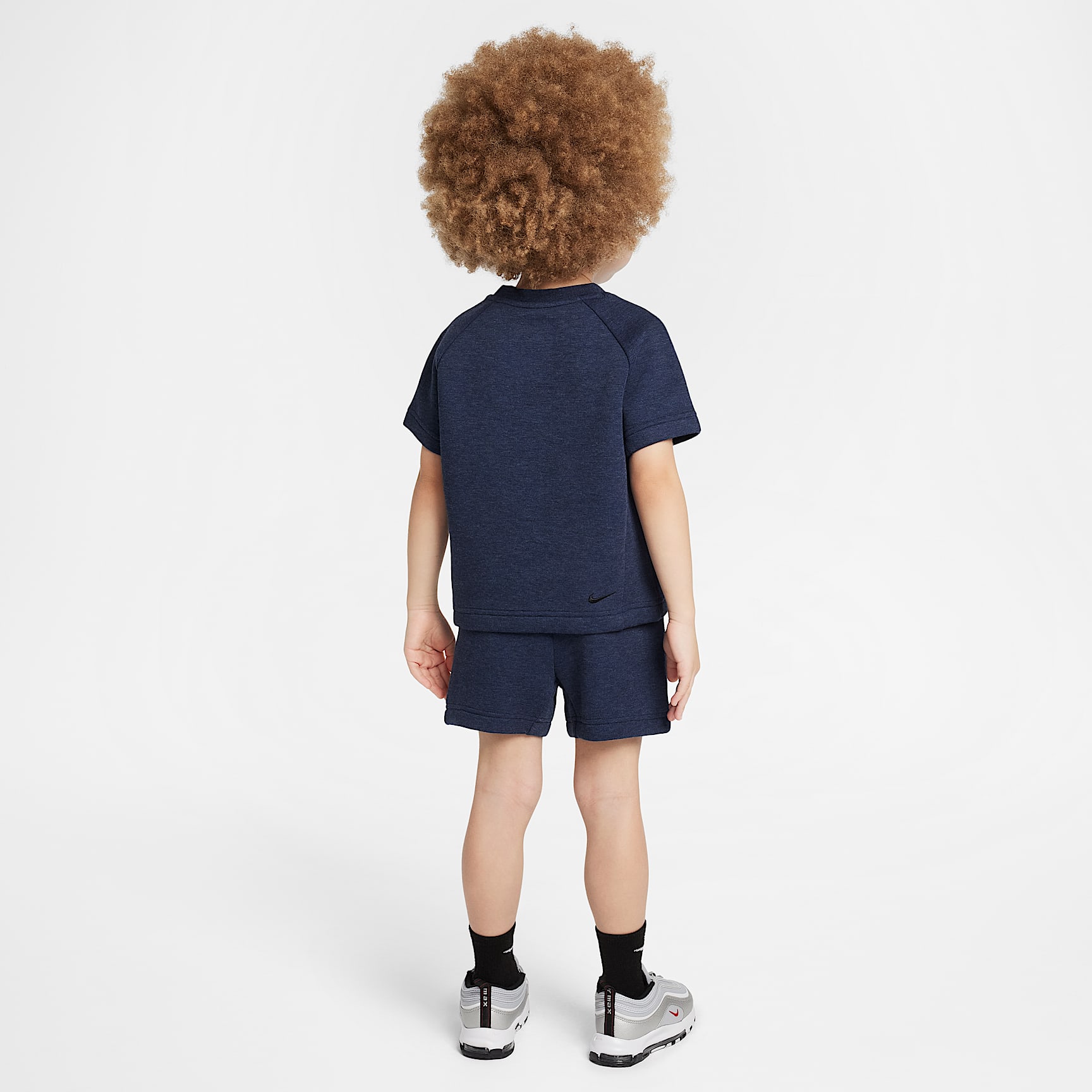 Nike Toddler Tech Fleece Tee and Shorts Set