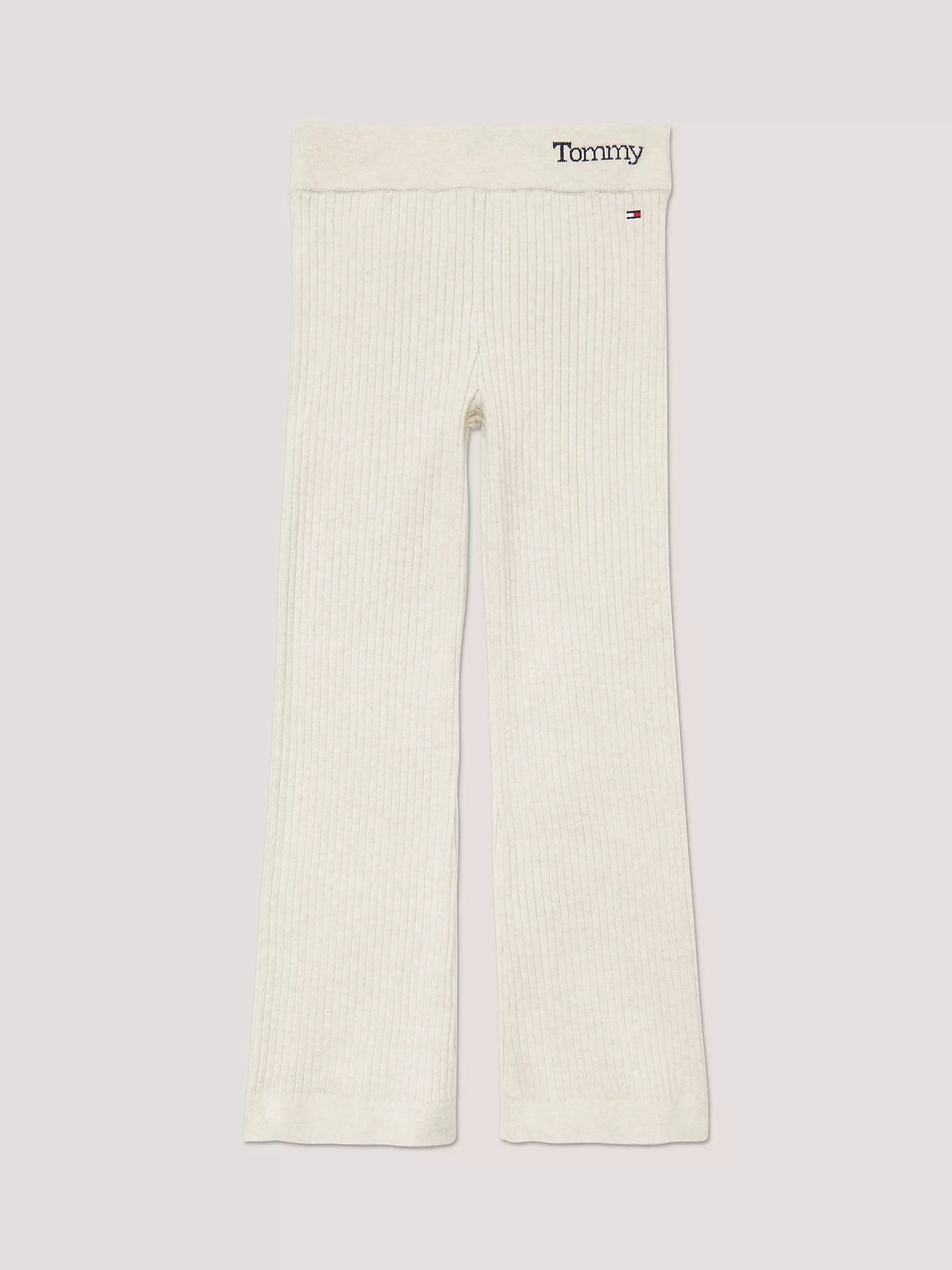 Брюки для девочек Tommy Hilfiger, Детские вязаные брюки в рубчик