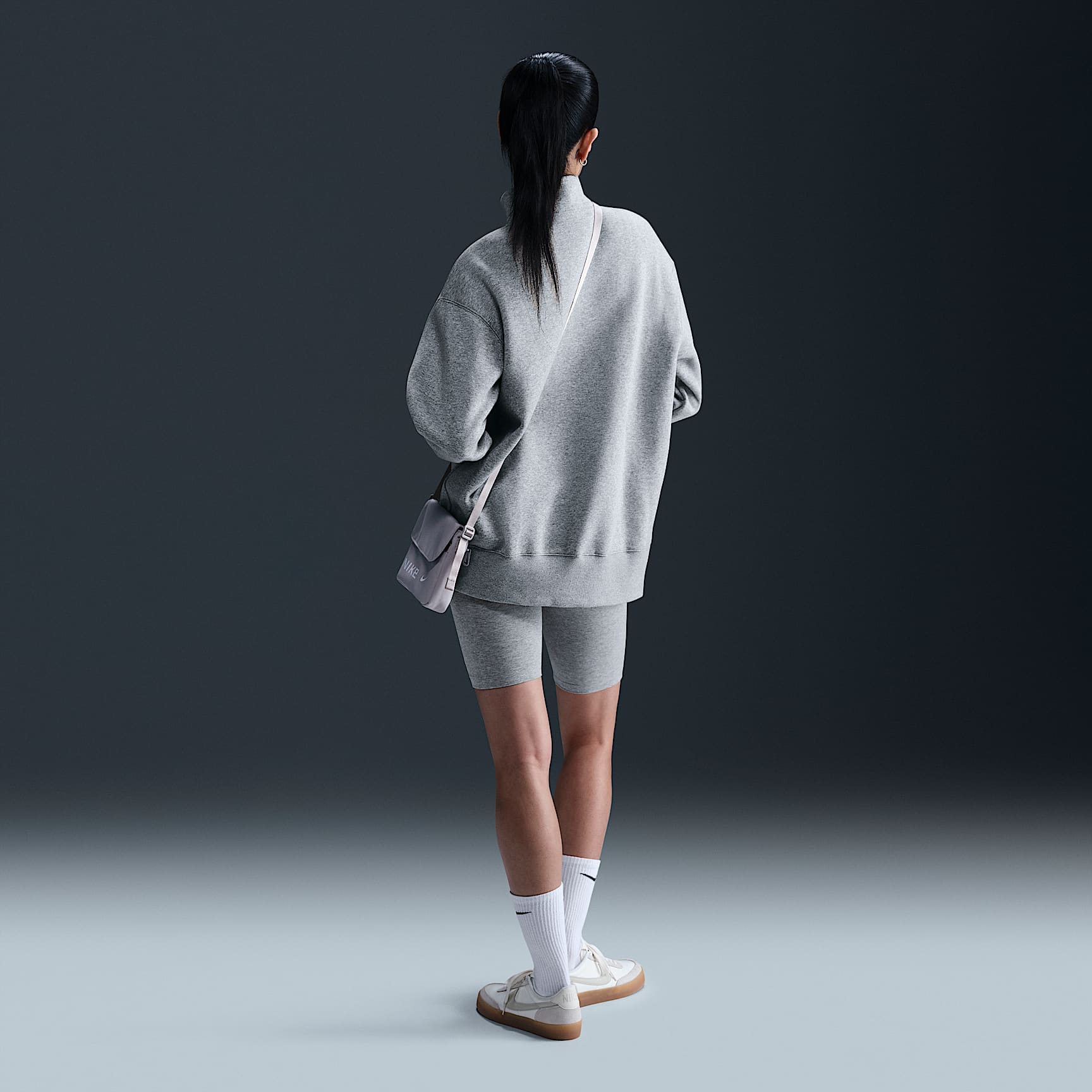 Nike Sportswear Phoenix Fleece Women's Oversized 1/4-Zip Long Sweatshirt