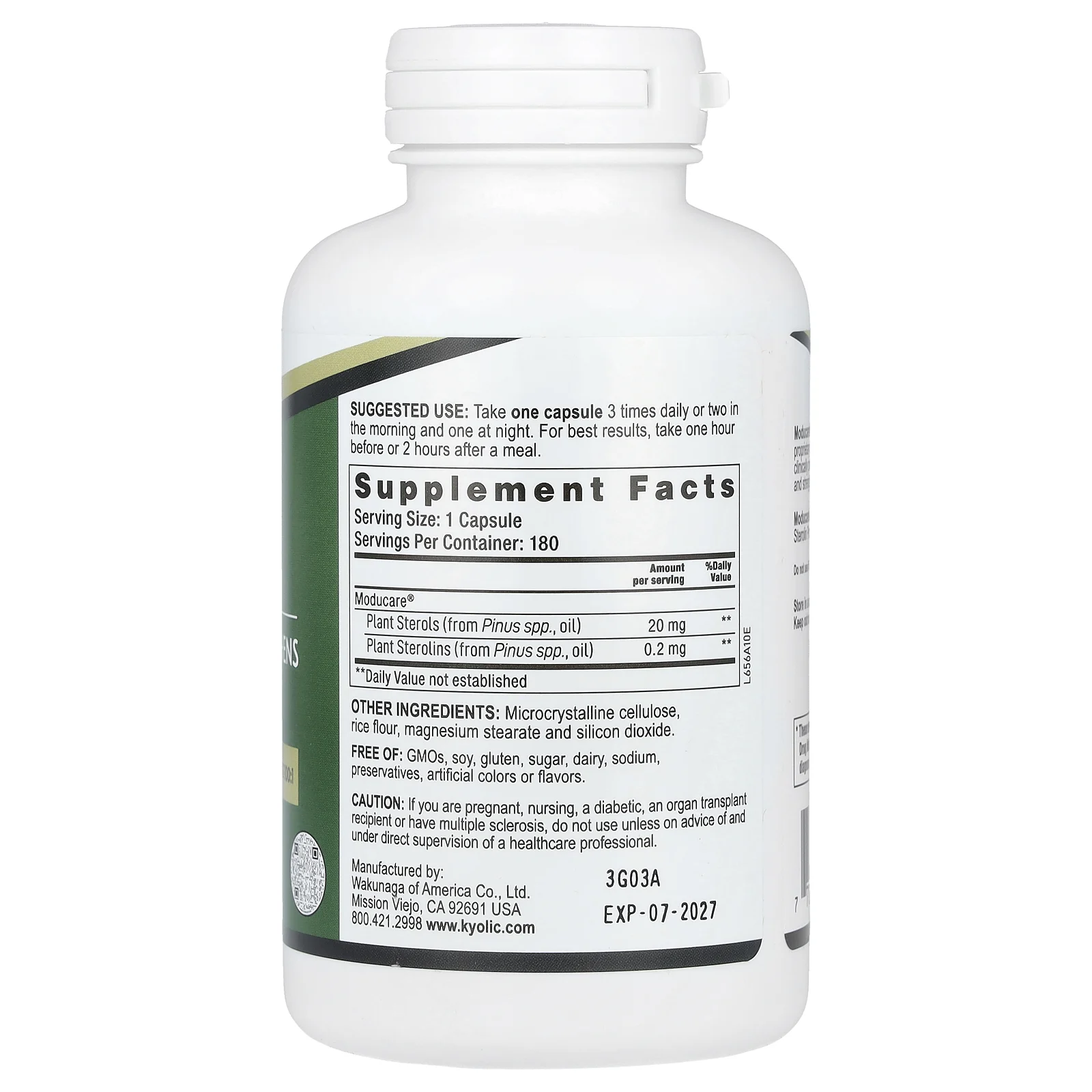 EPI, Moducare, 180 растительных капсул