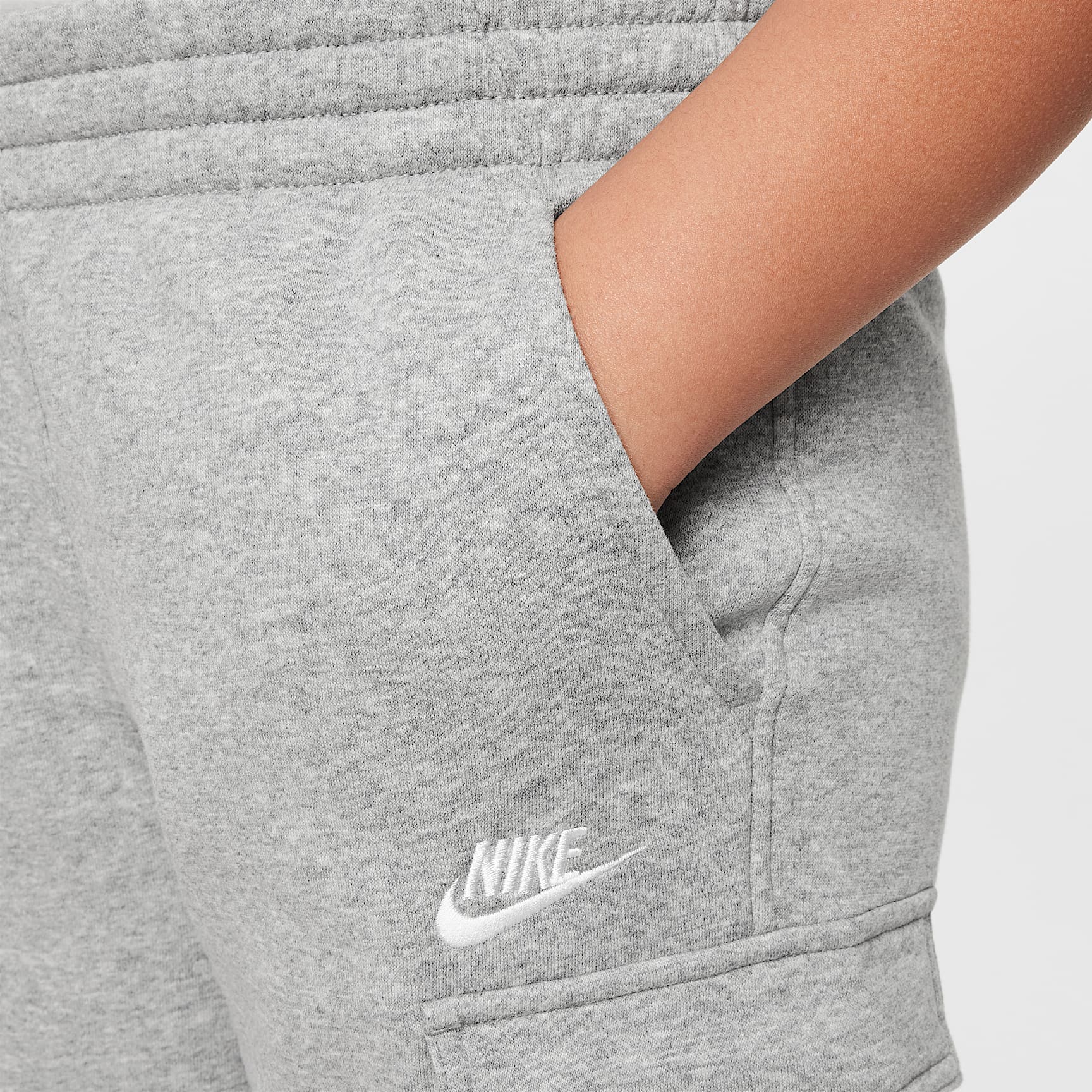 Nike Sportswear Club Fleece Big Kids' Cargo Pants (Extended Size)