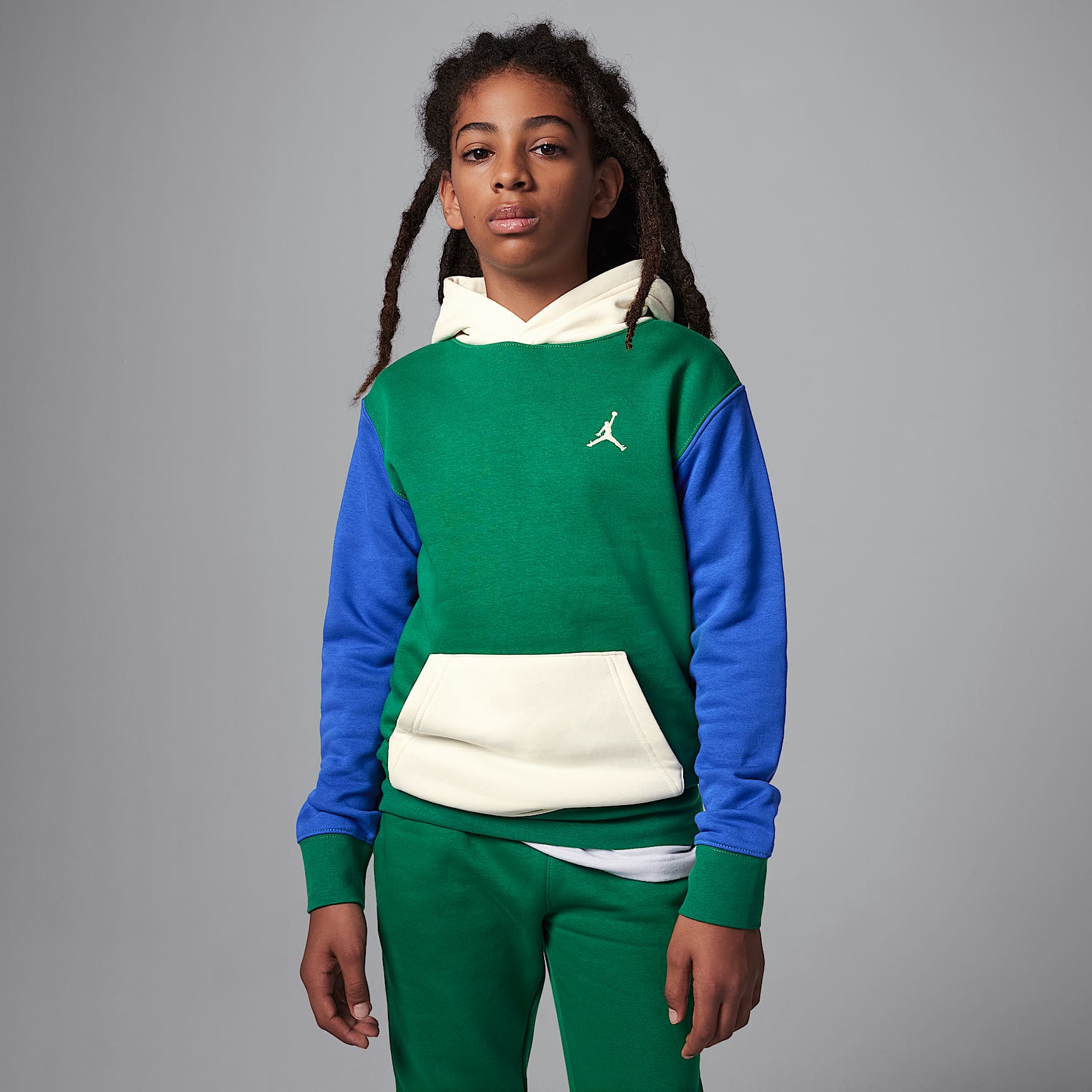 Jordan Big Kids' Brooklyn Fleece Pullover Hoodie