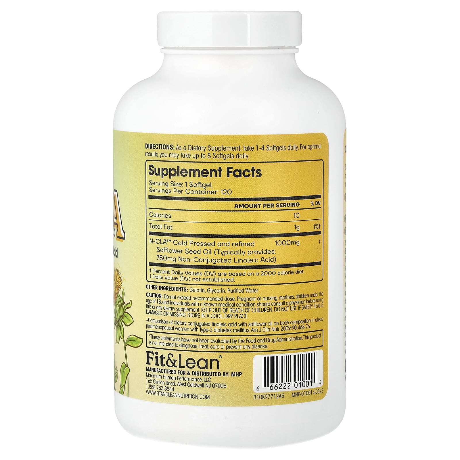 Fit & Lean, N-КЛК, 120 мягких таблеток