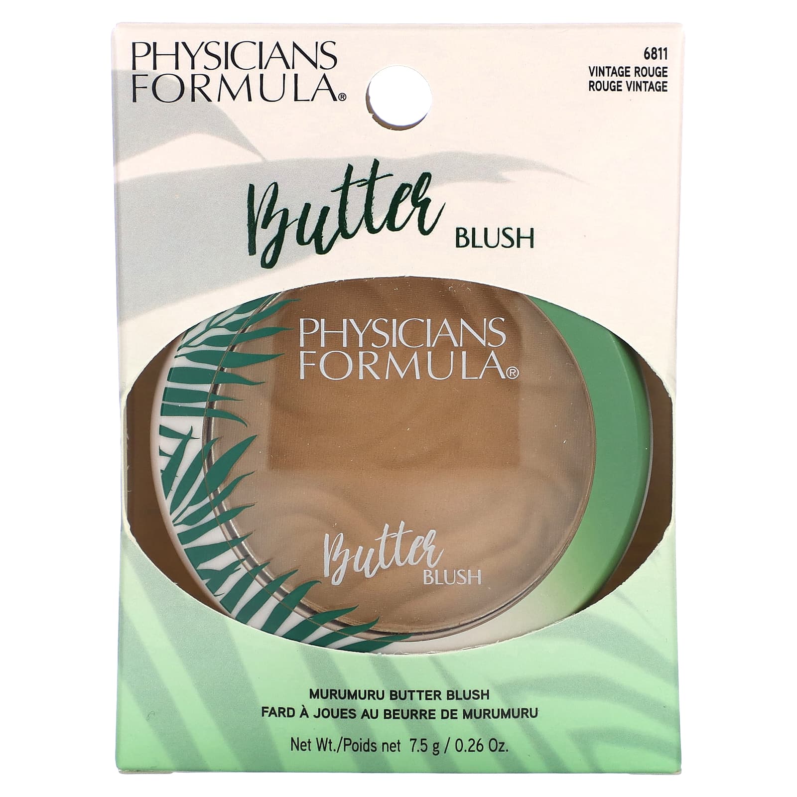 Physicians Formula, Мурумуру, масляные румяна, винтажные румяна, 7,5 г (0,26 унции)