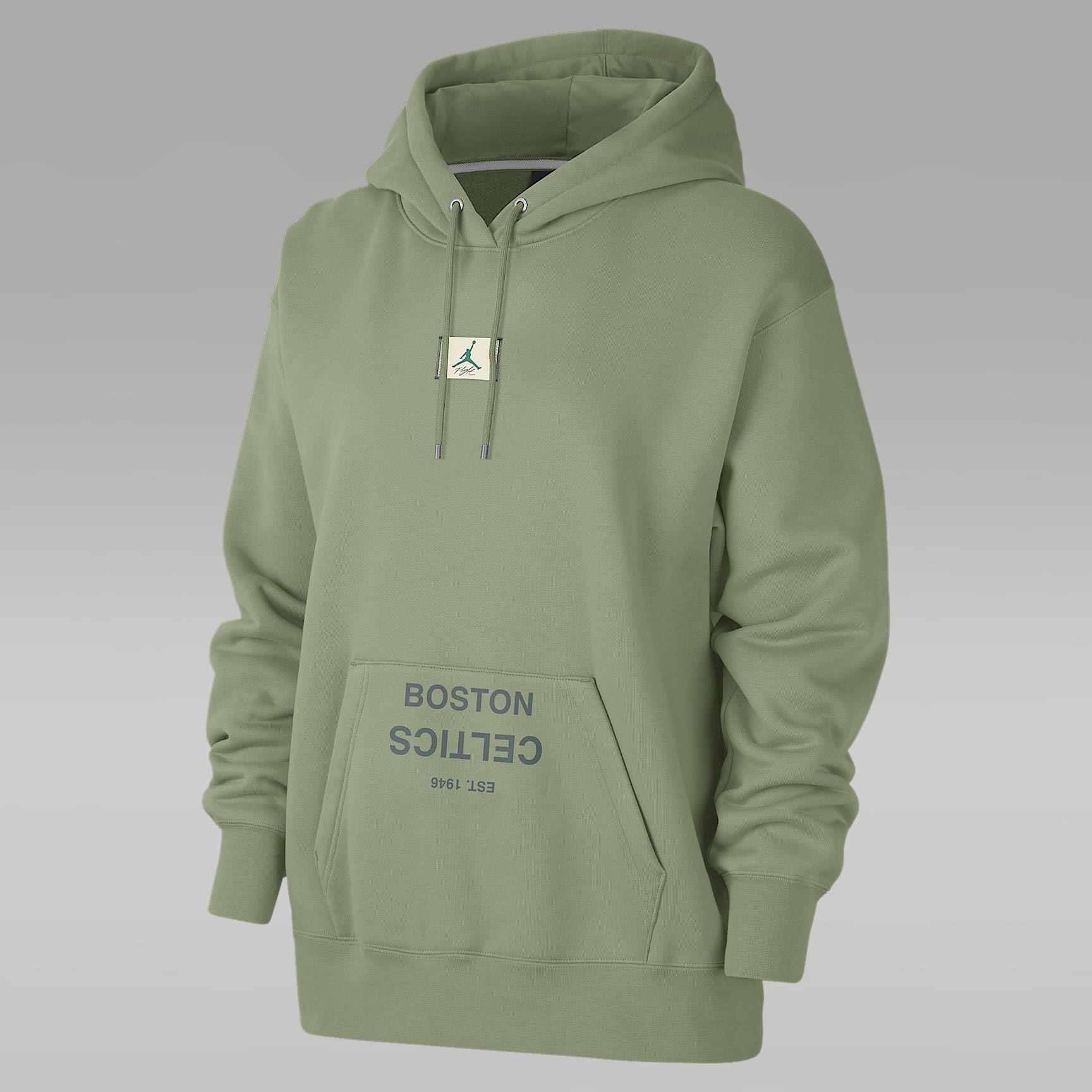 Boston Celtics Flight Fleece Women's Jordan NBA Satin-Lined Pullover Hoodie