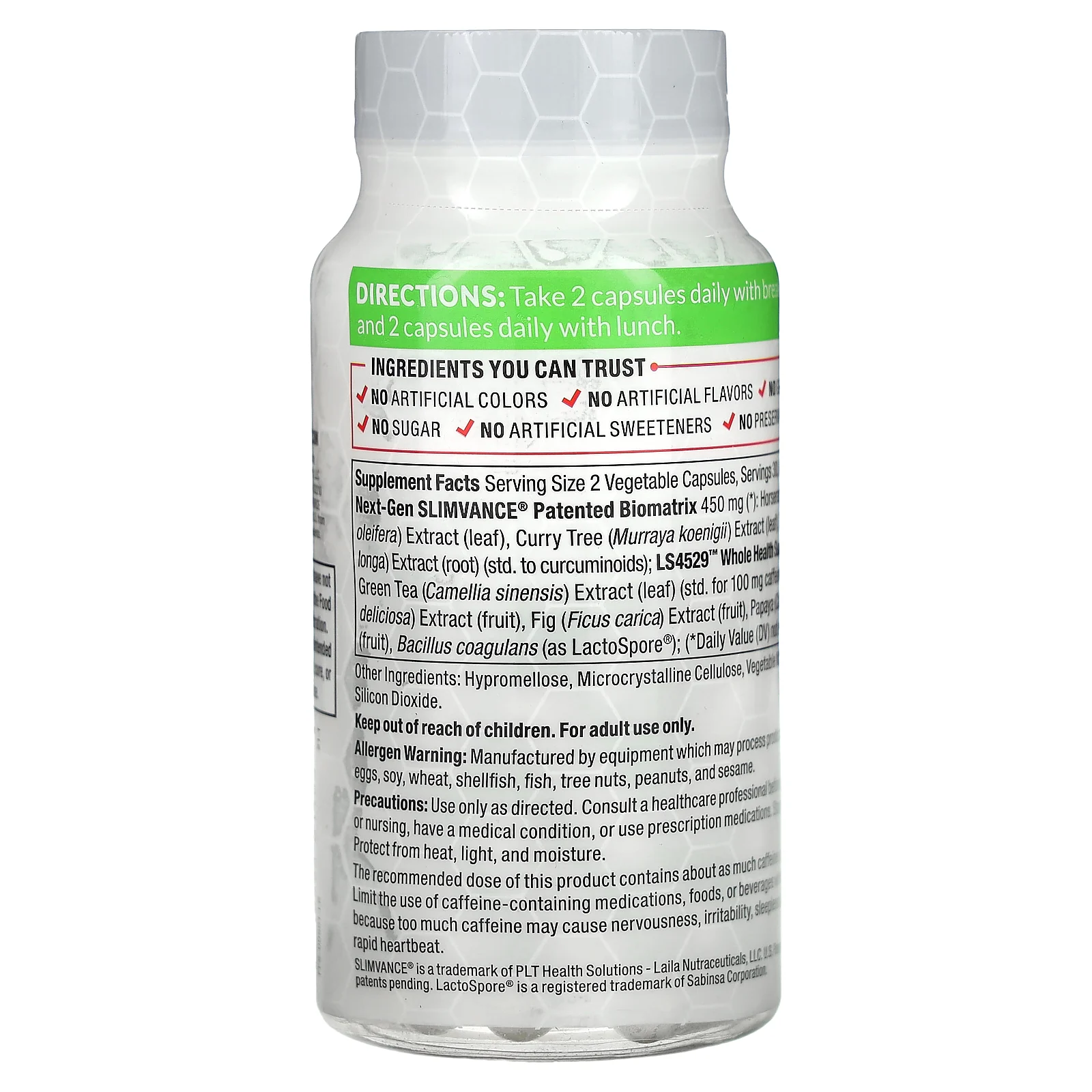 Force Factor, ProbioSlim + Next-Gen SLIMVANCE, 60 капсул