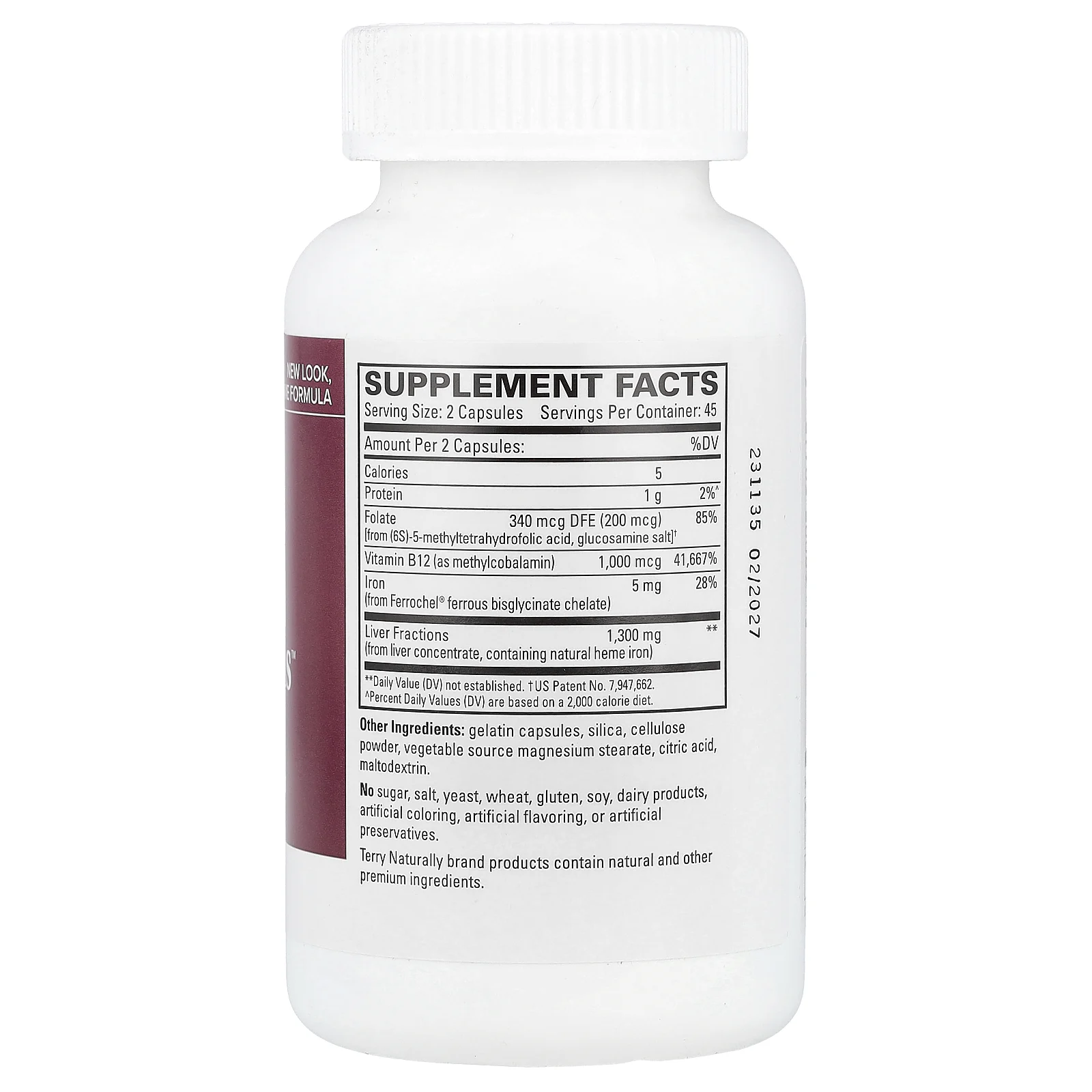 Terry Naturally, Liver Fractions, 90 капсул