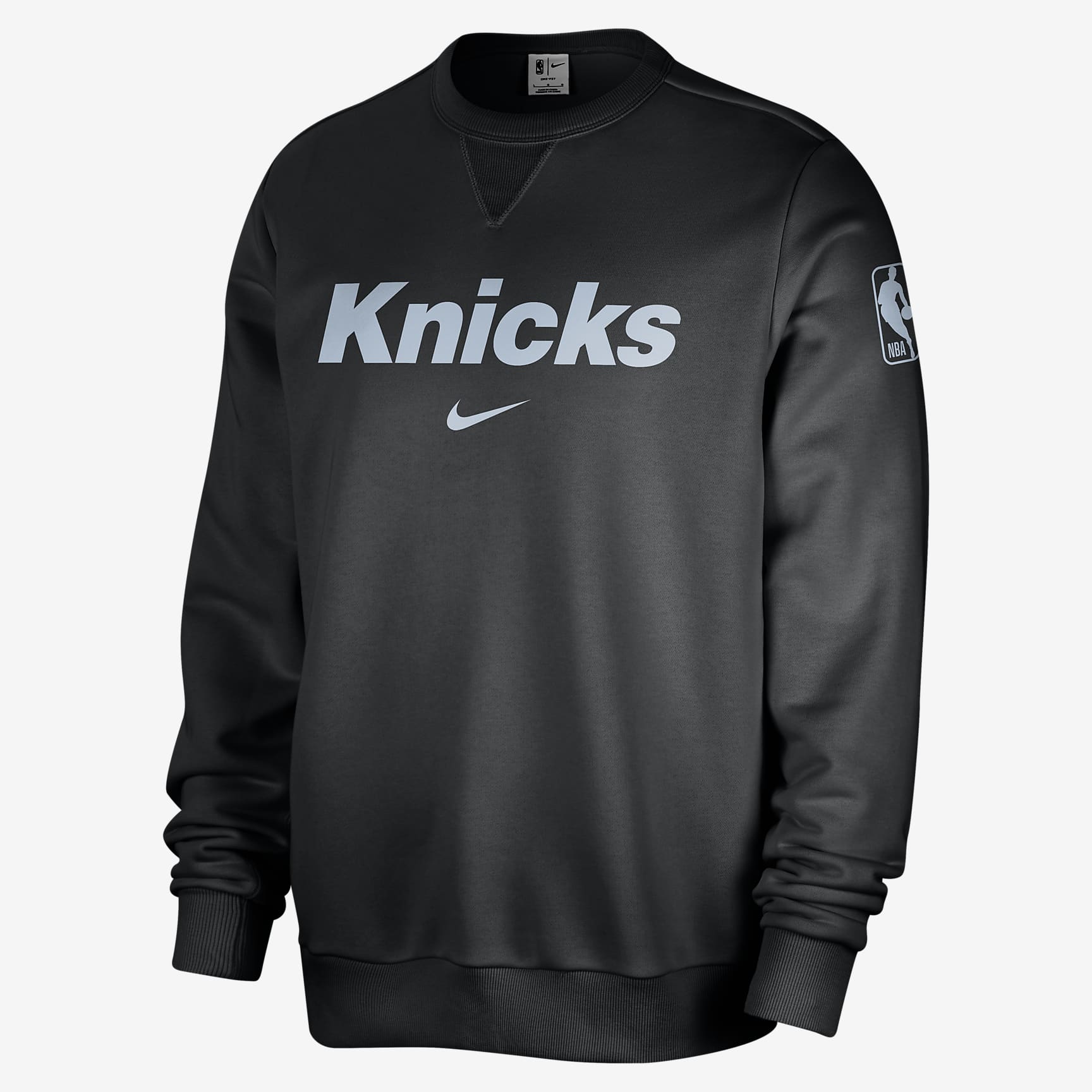 New York Knicks Standard Issue Men's Nike Dri-FIT NBA Crew-Neck Sweatshirt
