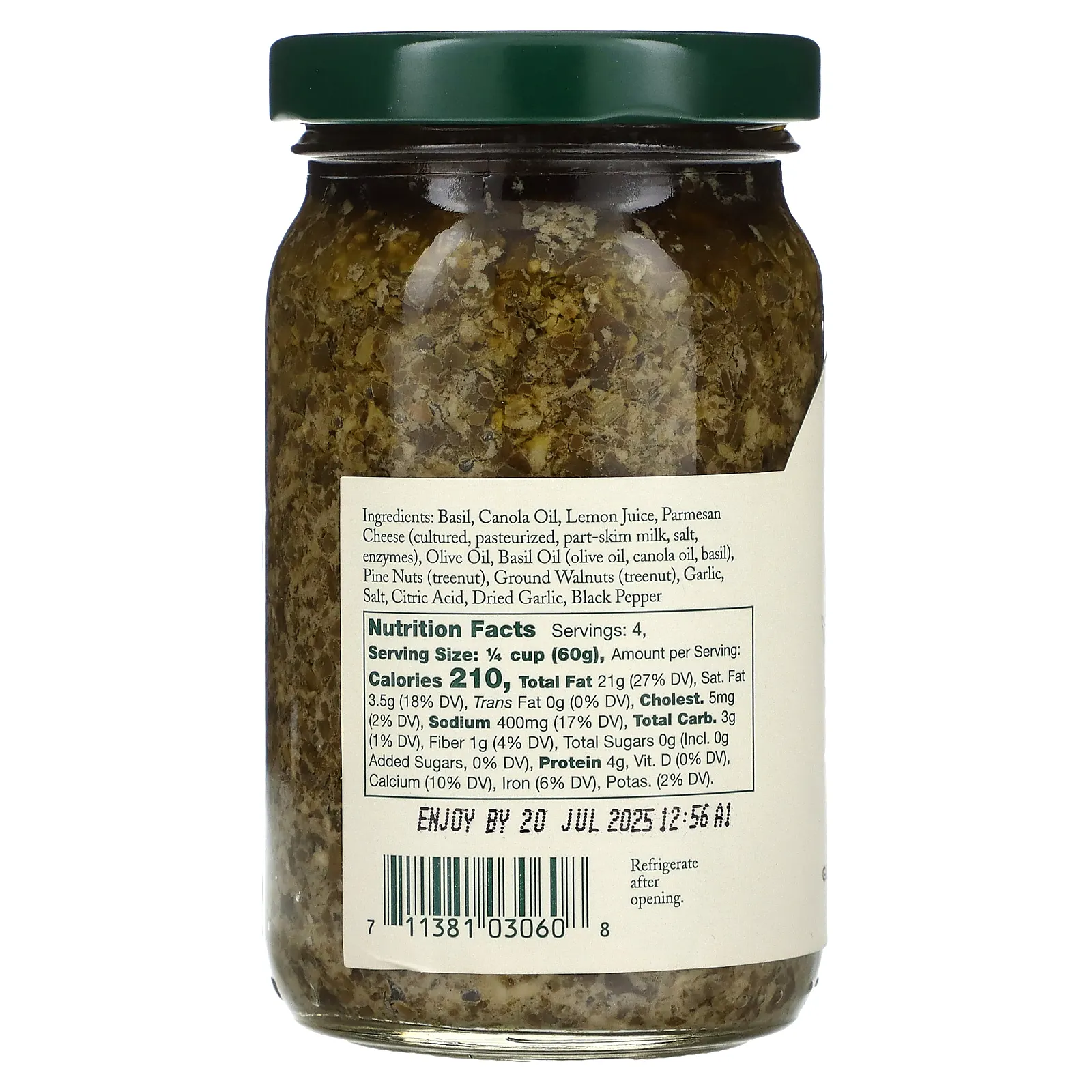 Stonewall Kitchen, песто из базилика, 227 г (8 унций)