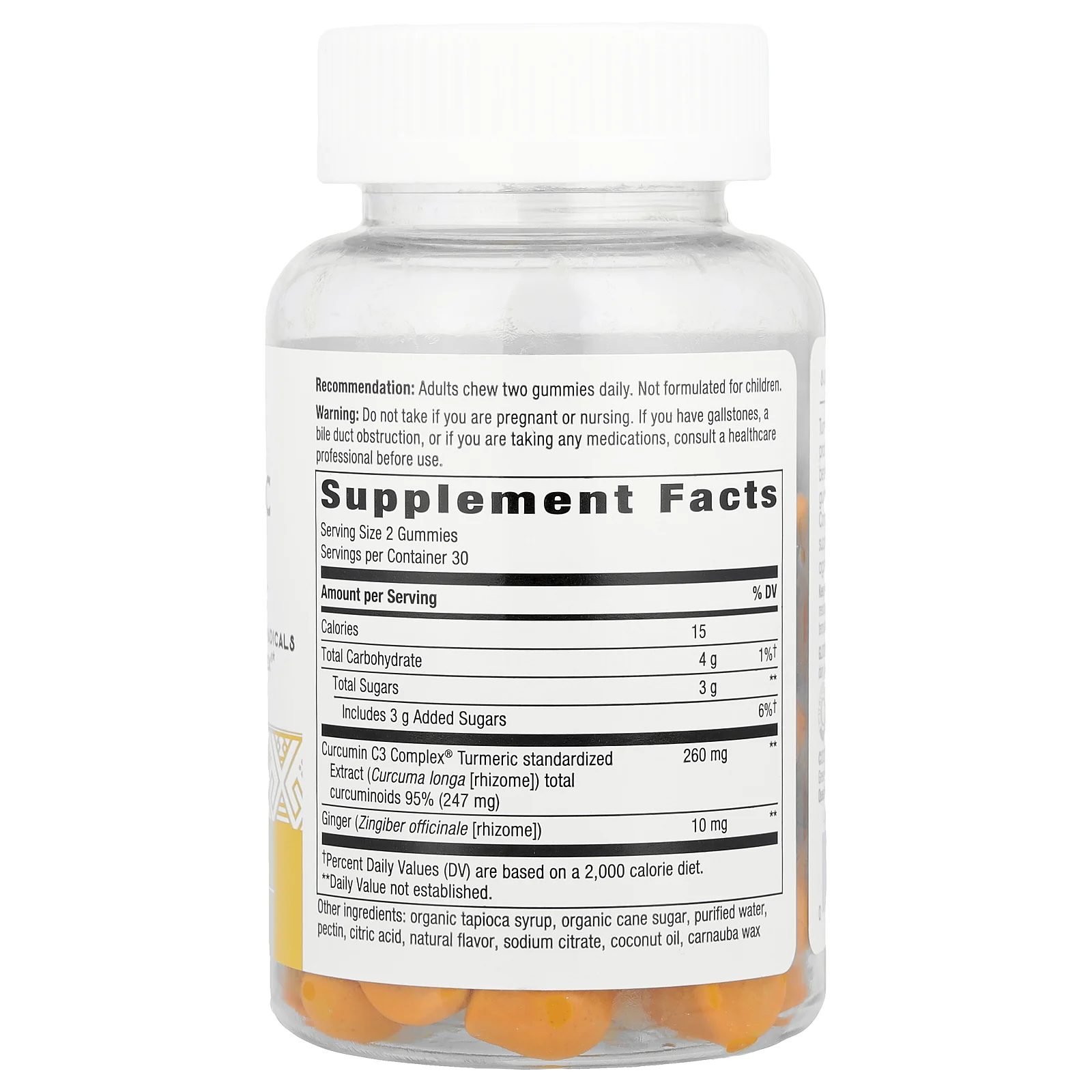 Nature's Way, жевательные таблетки с куркумой и имбирем, со вкусом манго, 60 жевательных таблеток