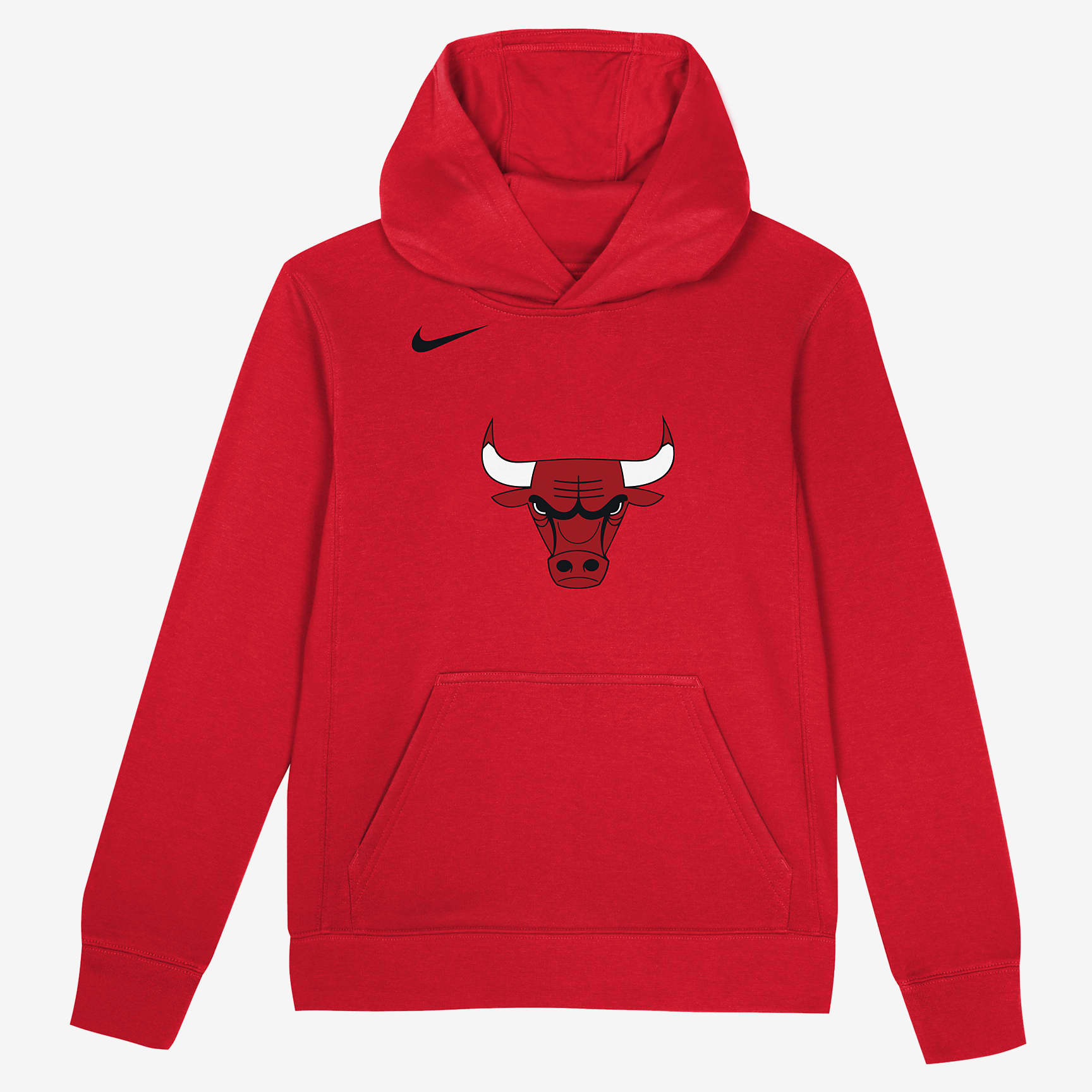Chicago Bulls Club Little Kids' Nike NBA Pullover Hoodie