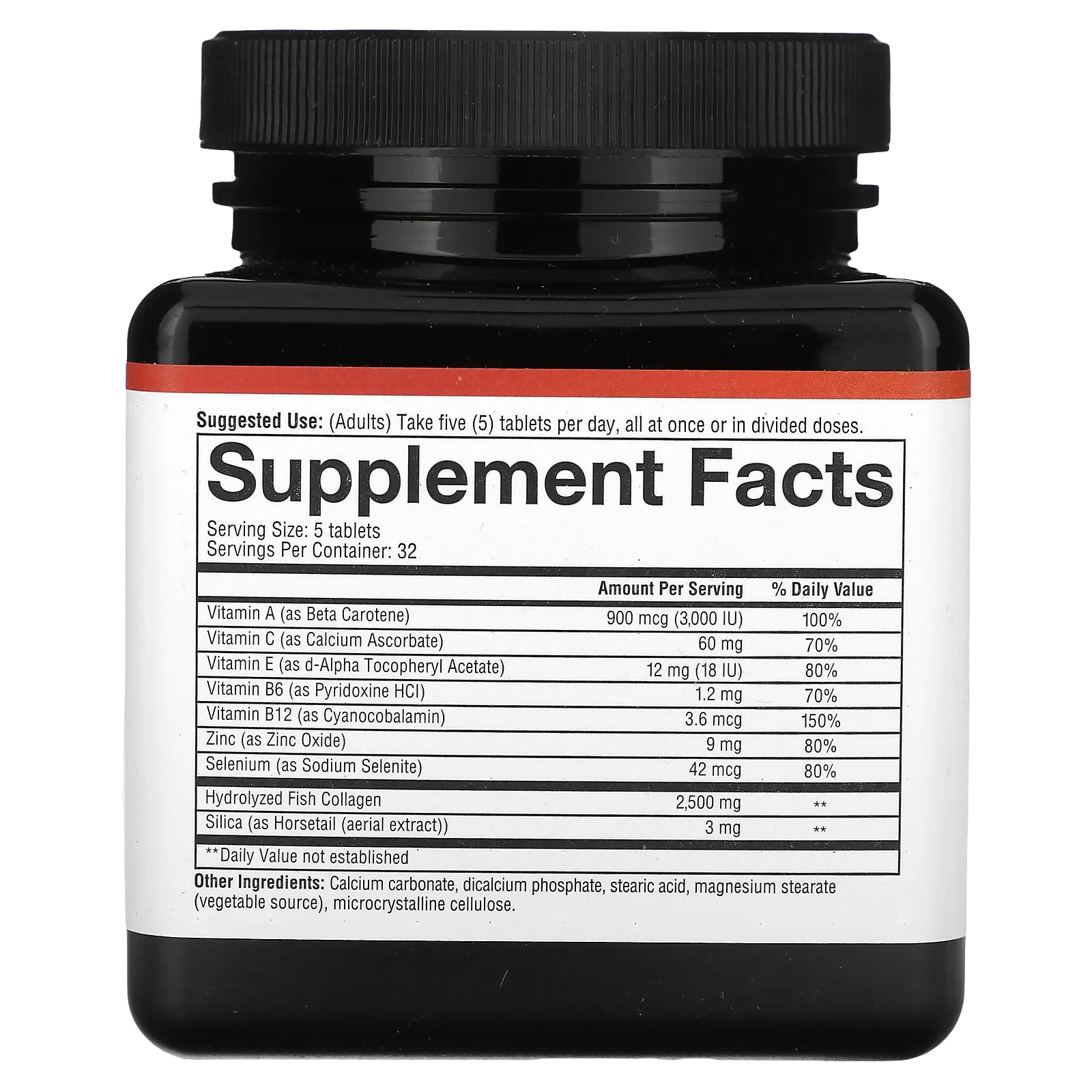 Youtheory, морской коллаген, 2500 мг, 160 таблеток (500 мг в 1 таблетке)