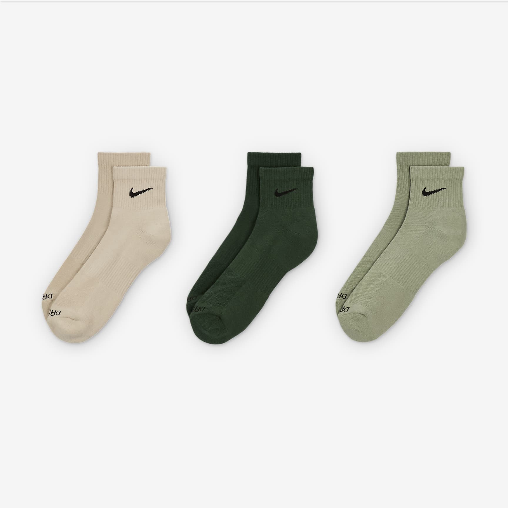 Nike Everyday Plus Cushioned Training Ankle Socks (3 Pairs)