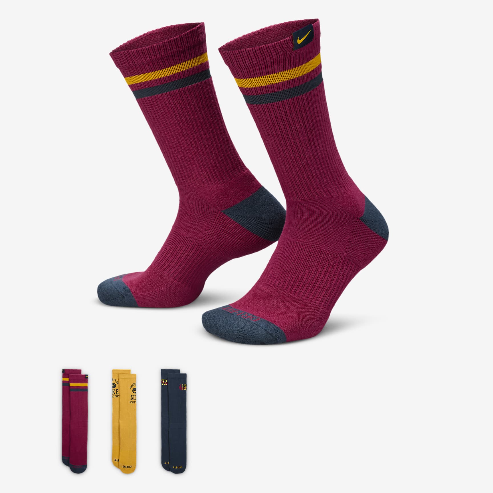 Nike Everyday Cushioned Crew Socks (3 Pairs)