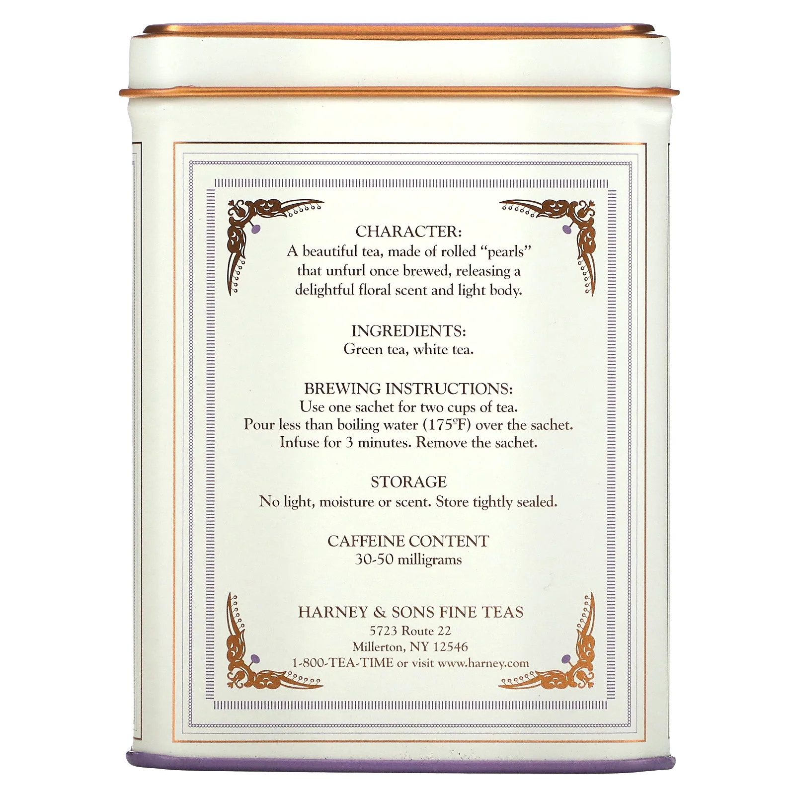 Harney & Sons, Качественные сорта чая, чай с жасмином Dragon Pearl, 20 чайных саше, 40 г (1,4 унции)