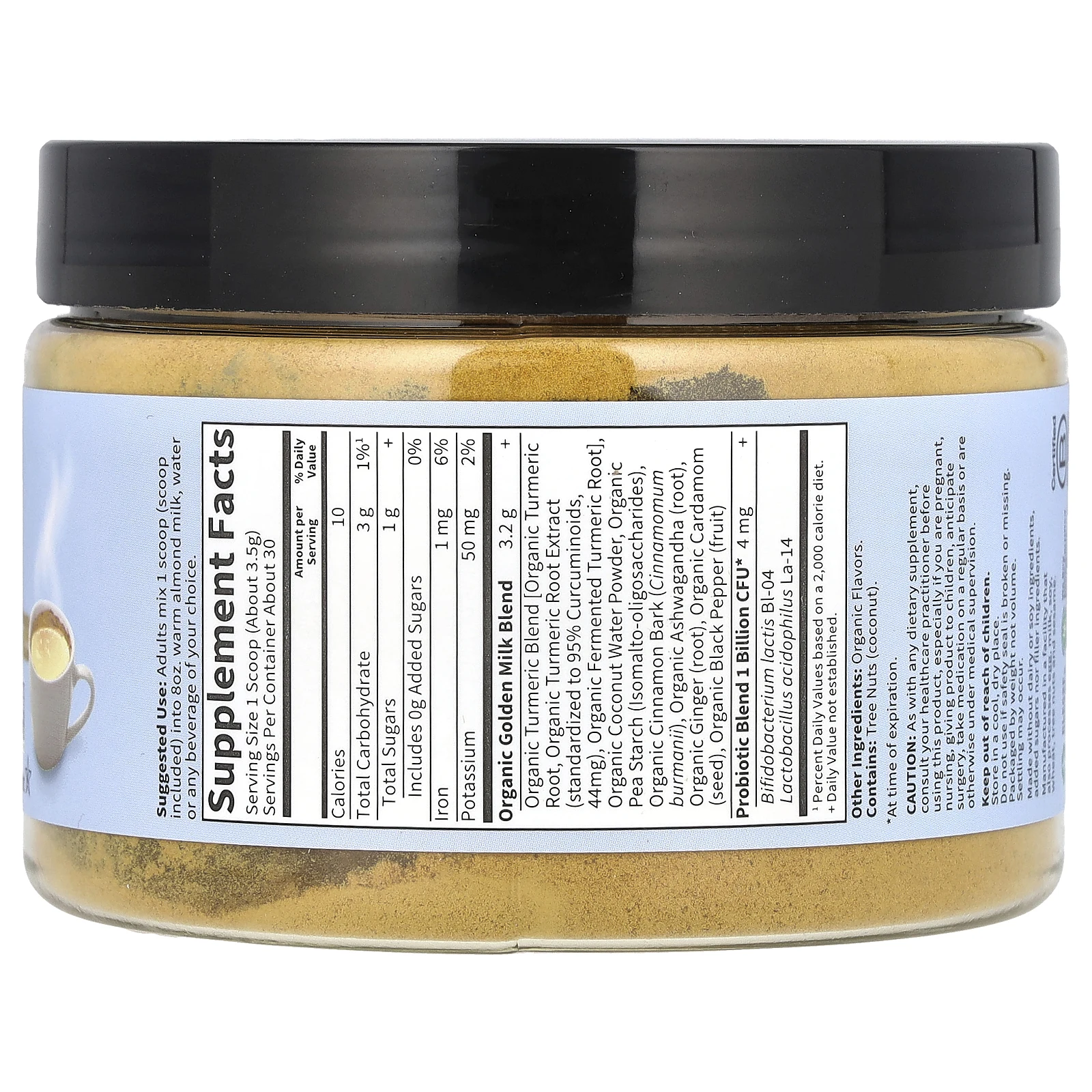 Garden of Life, MyKind Organics, золотое молоко, восстановление и питание, 105 г (3,7 унции)