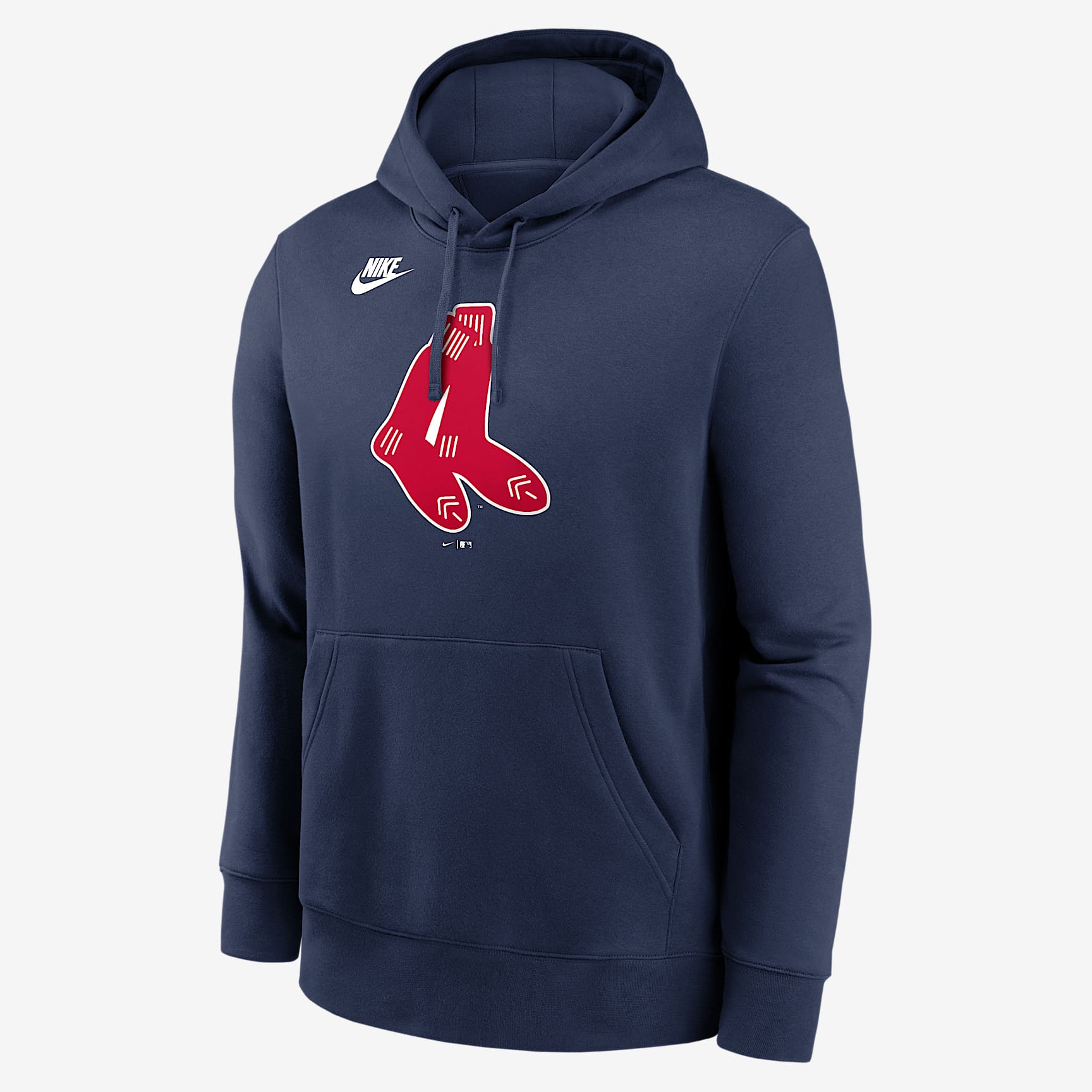 Boston Red Sox Cooperstown Logo Club Men's Nike MLB Pullover Hoodie