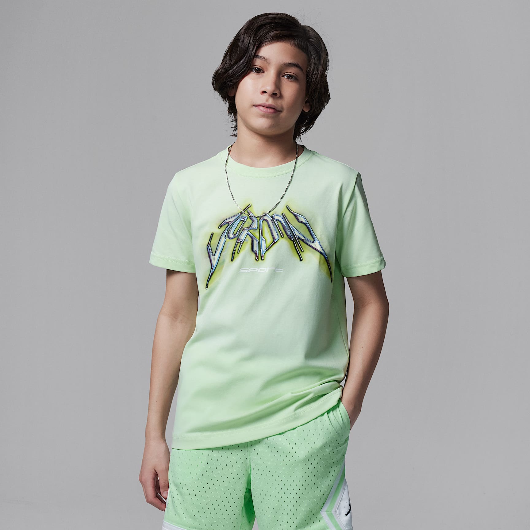 Jordan Dri-FIT Big Kids' Sports Graphic T-Shirt