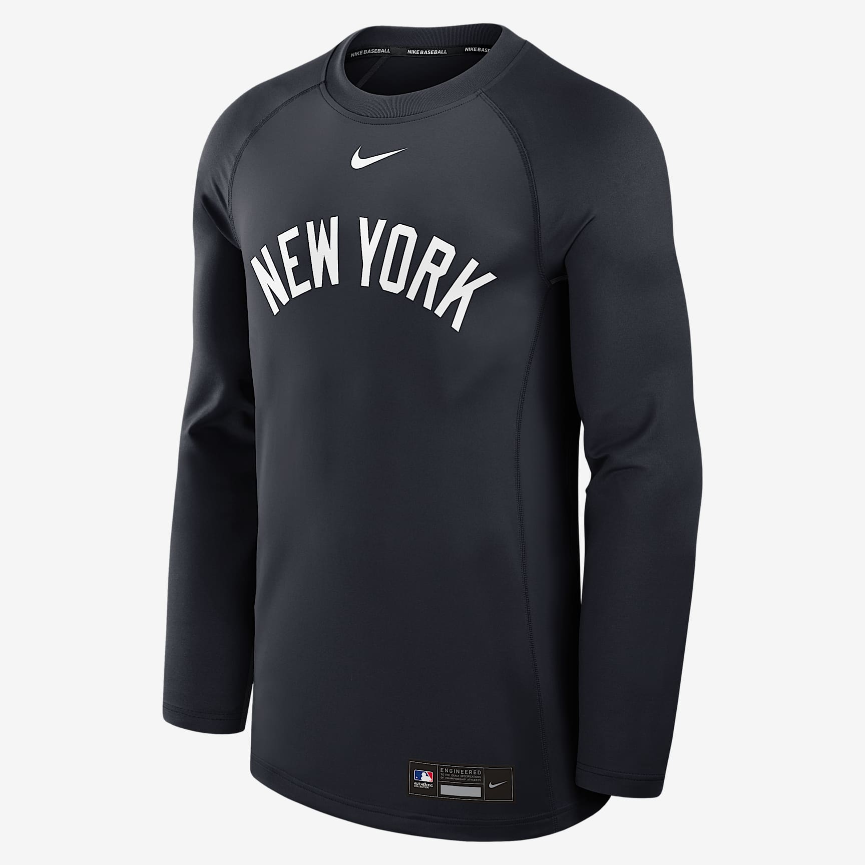 New York Yankees Authentic Collection Game Time Men's Nike Dri-FIT MLB Pullover Crew