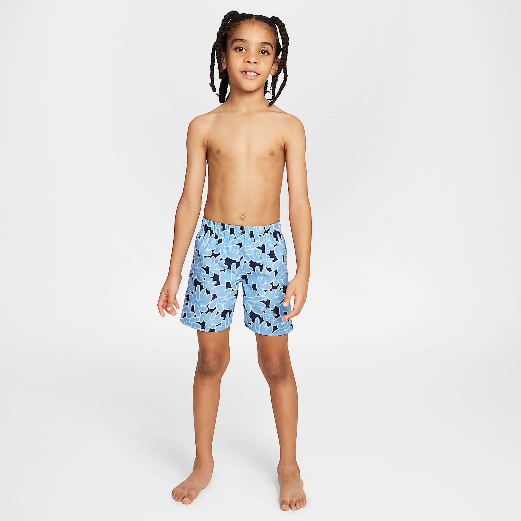 Nike Swim Breaker Little Kids' 5" Brief-Lined Volley Shorts