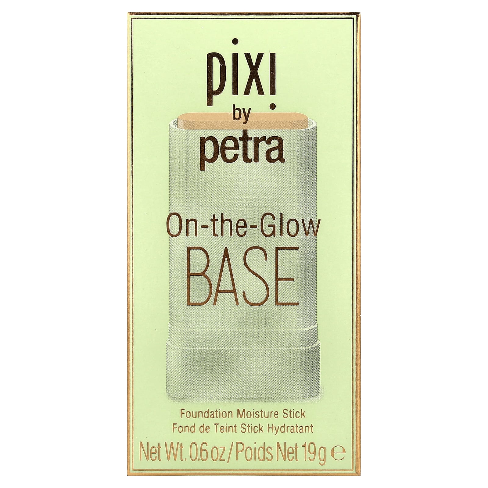 Pixi Beauty, On-The-Glow Base, увлажняющий стик для тональной основы, бежевый, 19 г (0,6 унции)