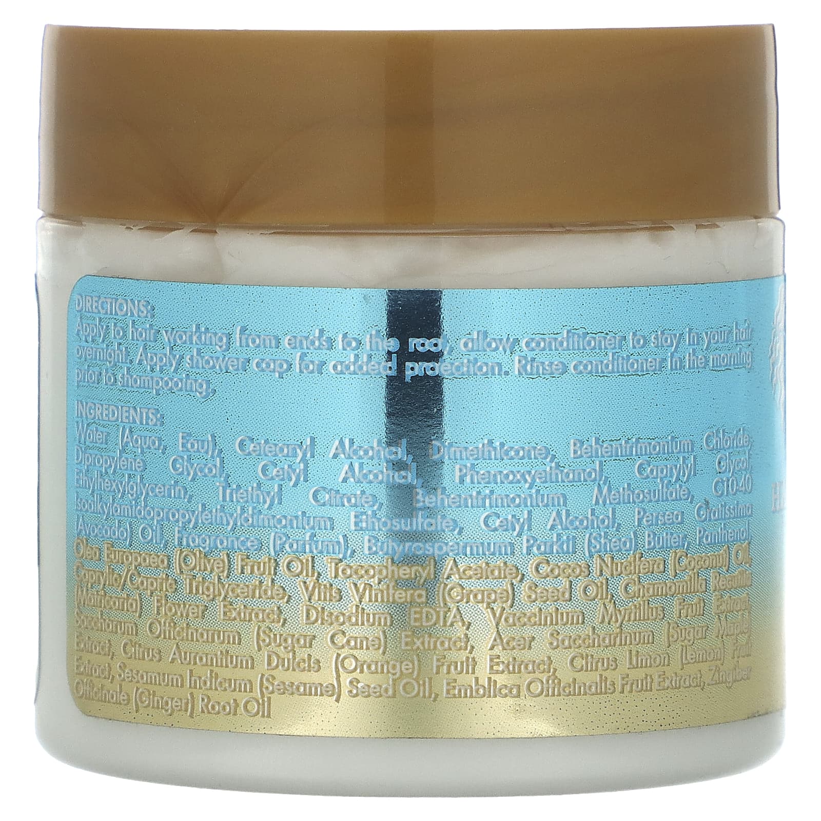 Mielle, Moisture RX, увлажняющий ночной кондиционер, гавайский имбирь, 57 г (2 унции)