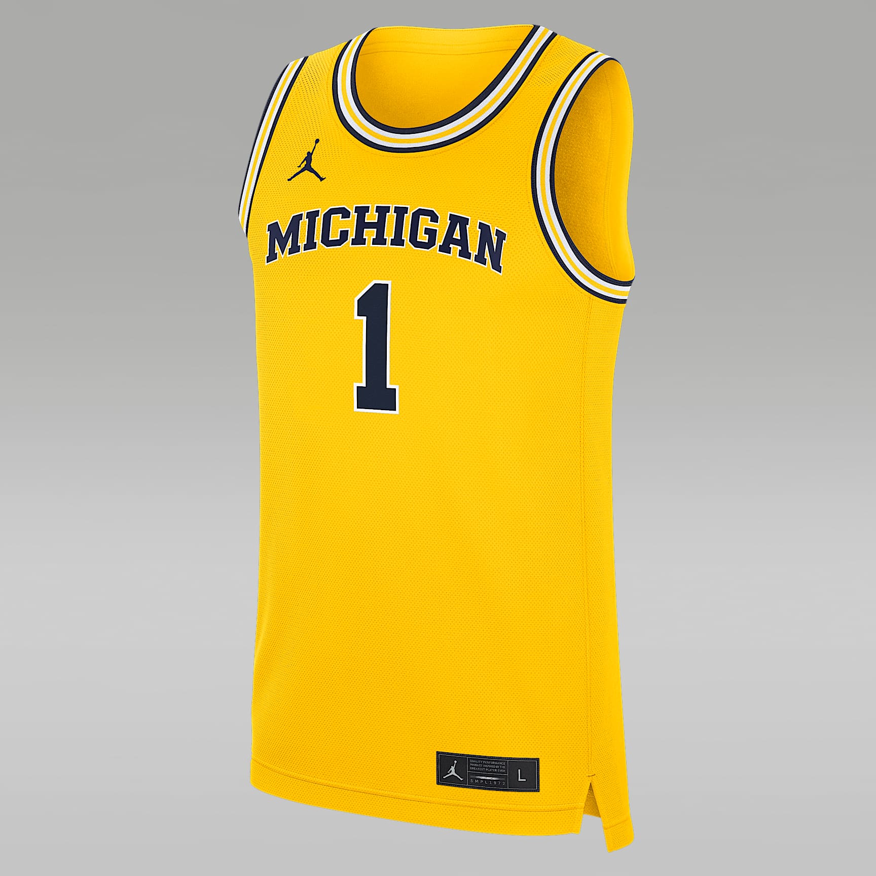 Michigan Wolverines Replica Men's Jordan Brand College Basketball Jersey