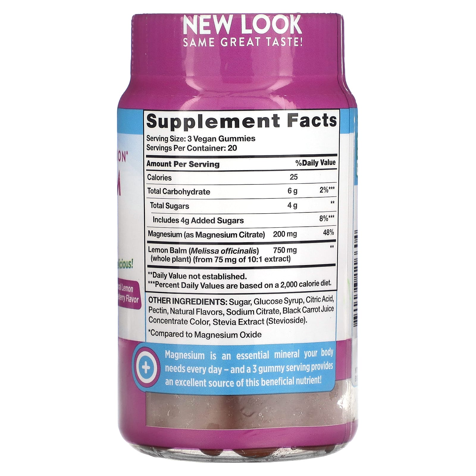 Nature's Truth, магний для повышенного усвоения, натуральный лимон и малина, 200 мг, 60 веганских жевательных мармеладок (67 мг в 1 жевательной таблетке)