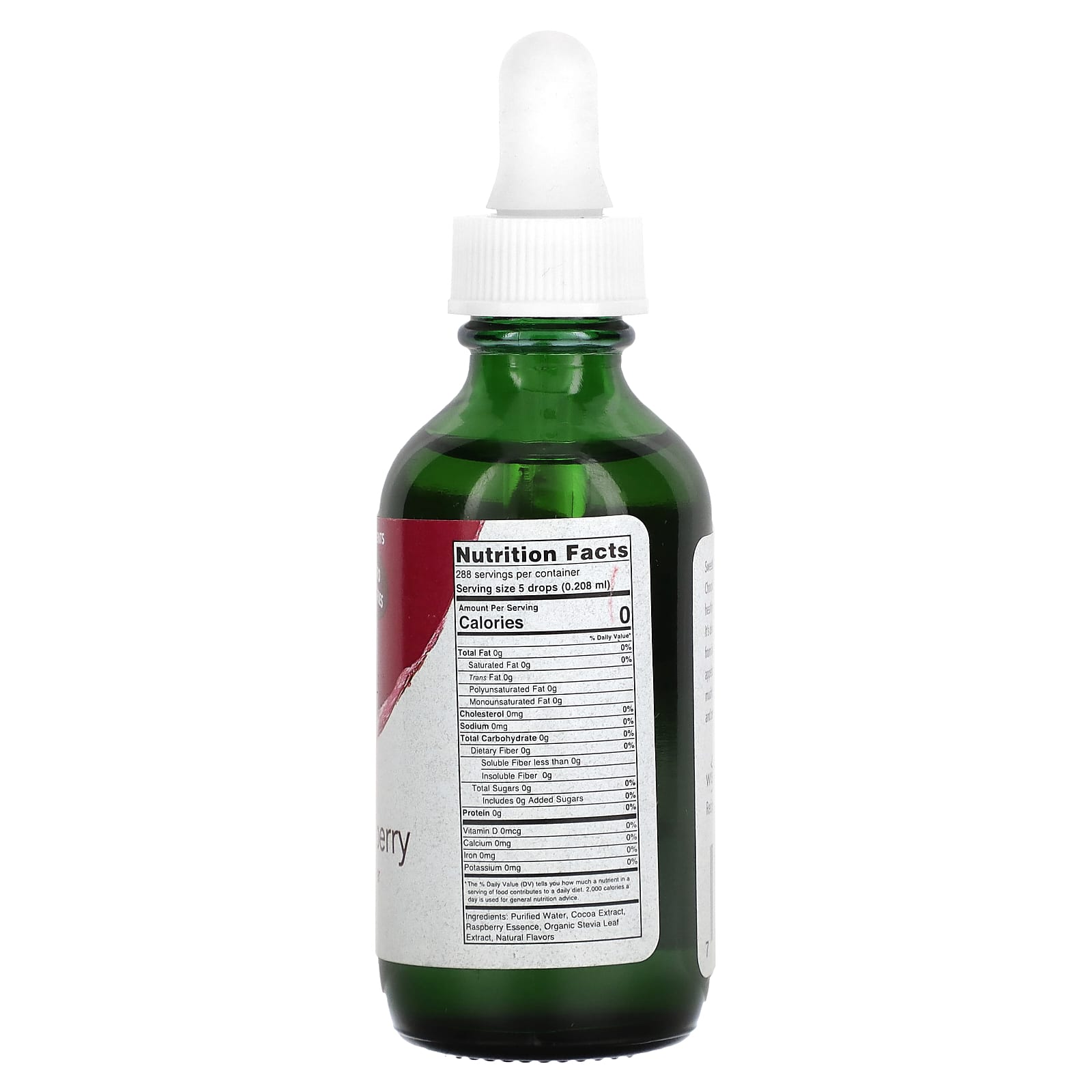 Wisdom Natural, SweetLeaf, сладкие капли, с шоколадной малиной, 60 мл (2 жидк. Унции)