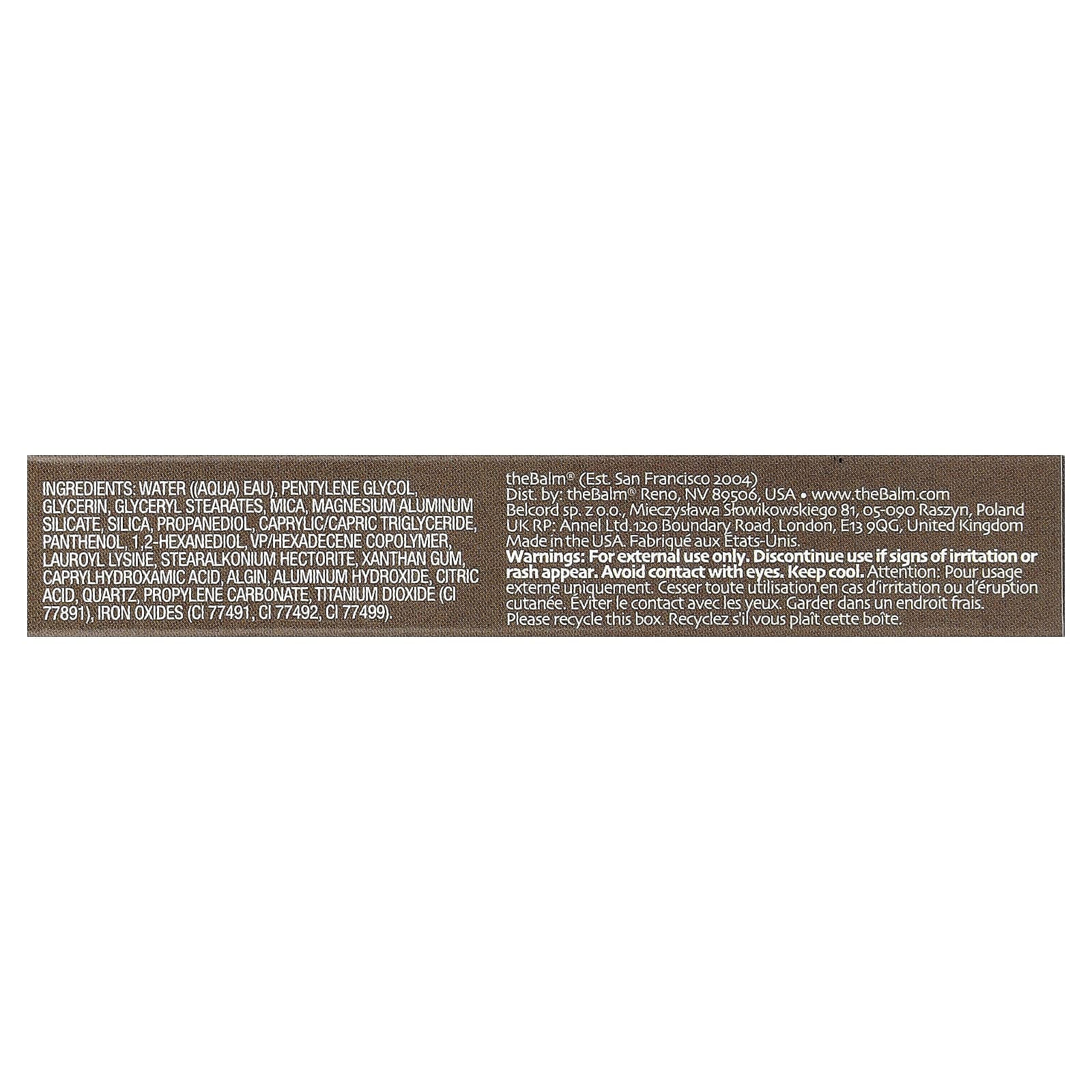 theBalm Cosmetics, It's A-Brow Time!®, гель для бровей, коричневый, 3,6 мл (0,12 жидк. унции)
