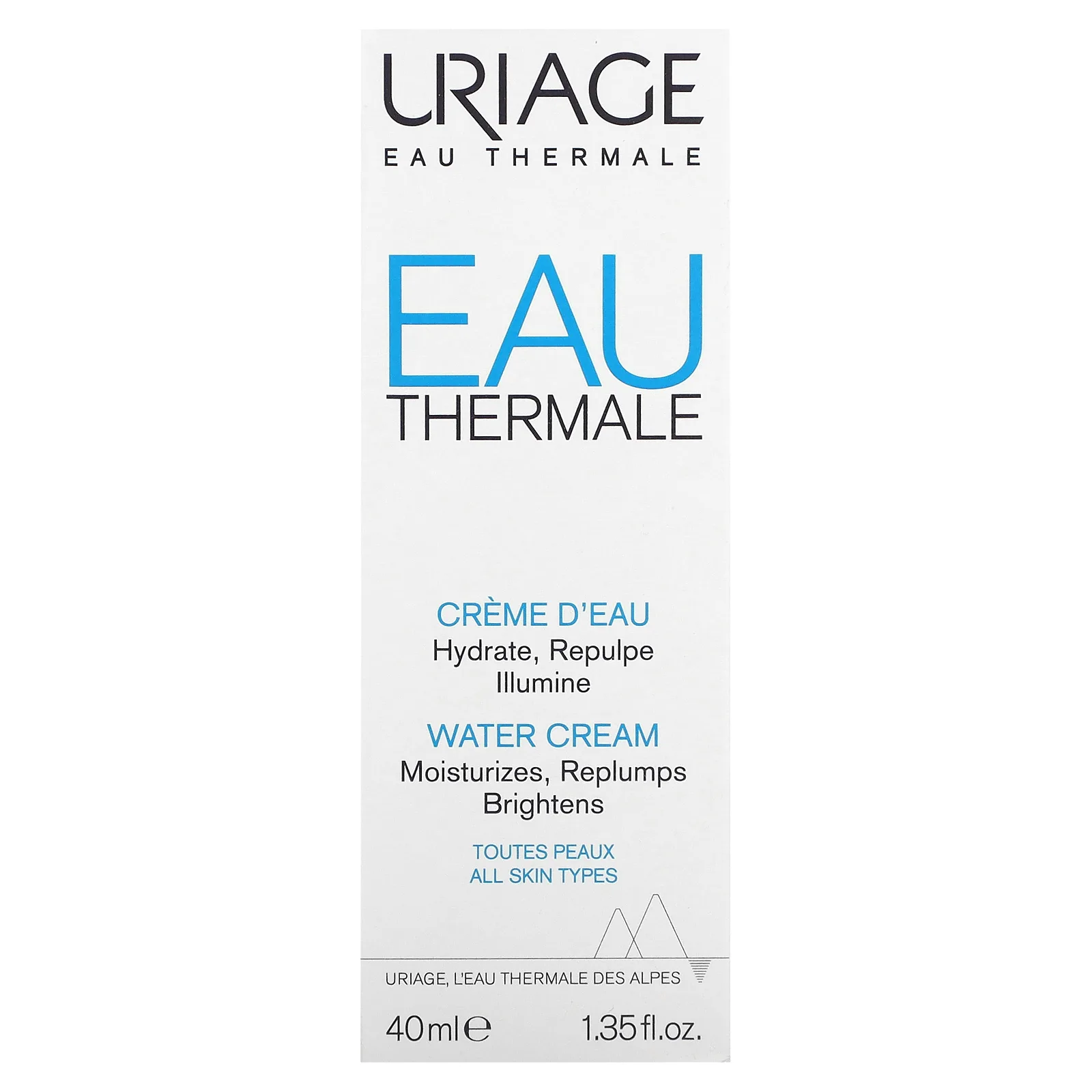 Uriage, Eau Thermale, водный крем, 40 мл (1,35 жидк. Унции)