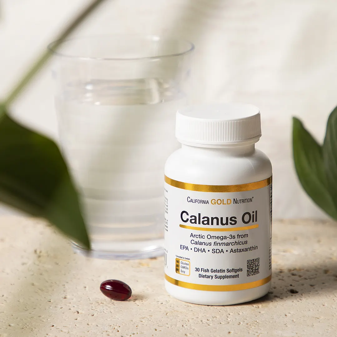 California Gold Nutrition, масло калануса, 500 мг, 30 капсул из рыбьего желатина