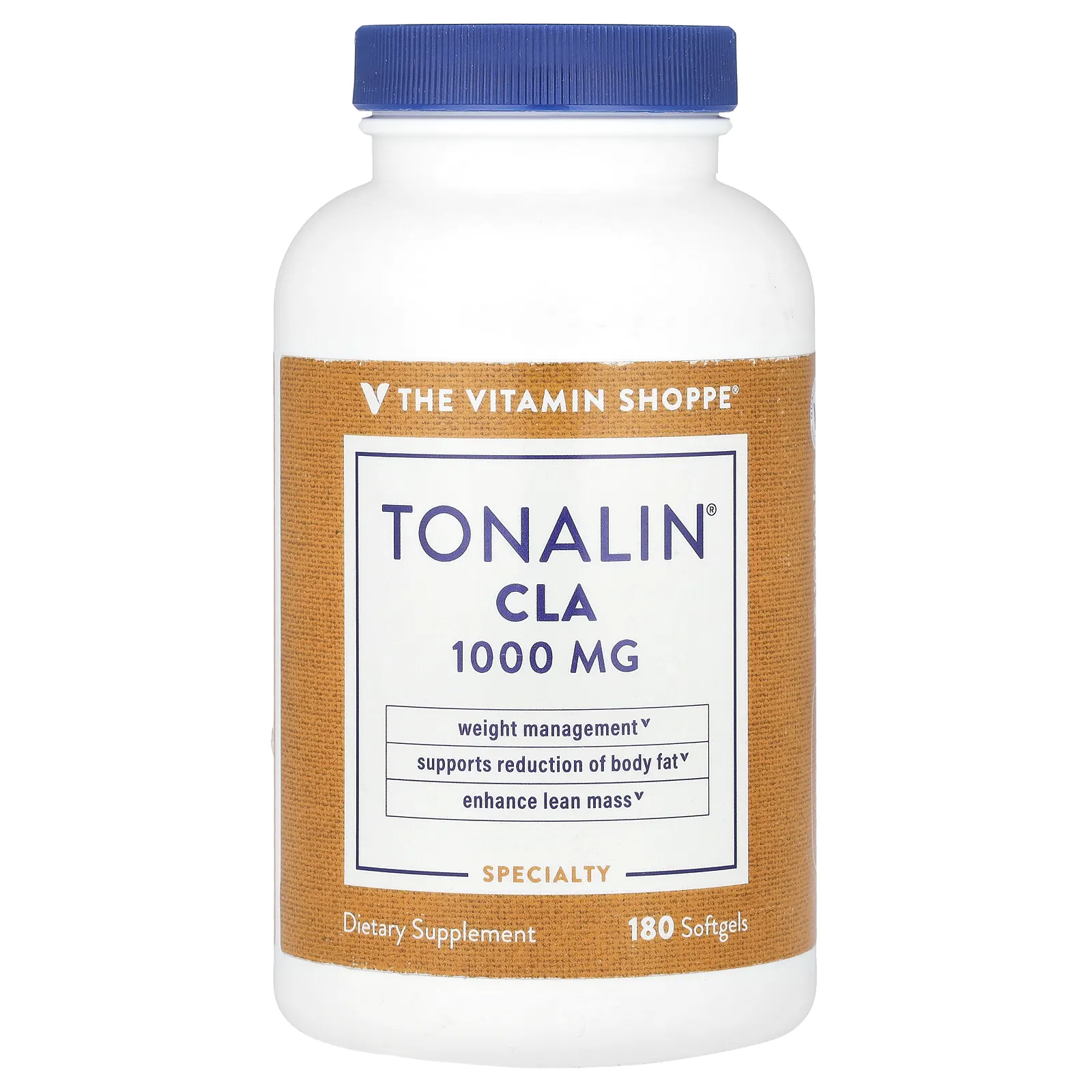 The Vitamin Shoppe, Tonalin® CLA, 1000 мг, 180 капсул