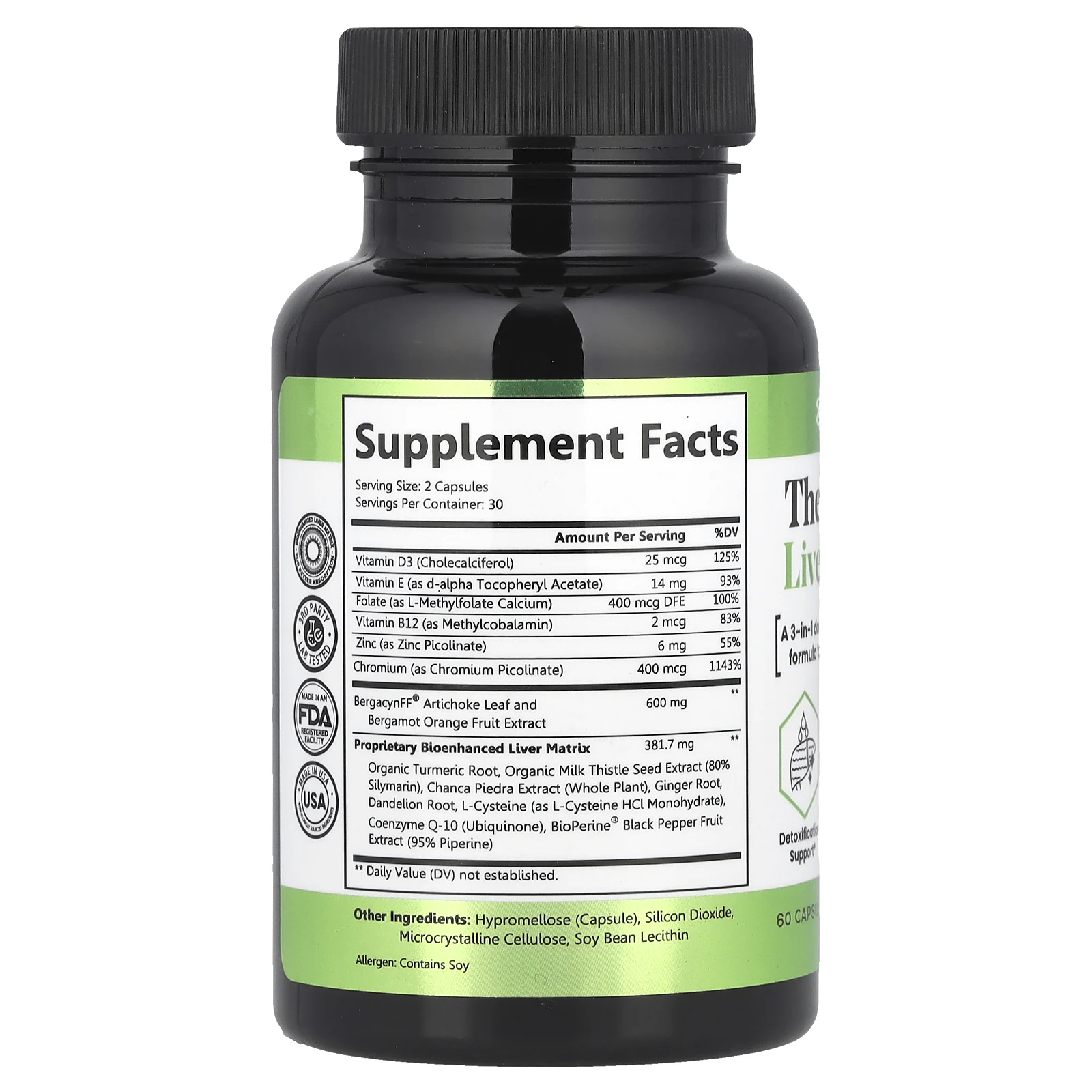 Zen Nutrients, The Everyday Liver Vitamin ™, 60 капсул