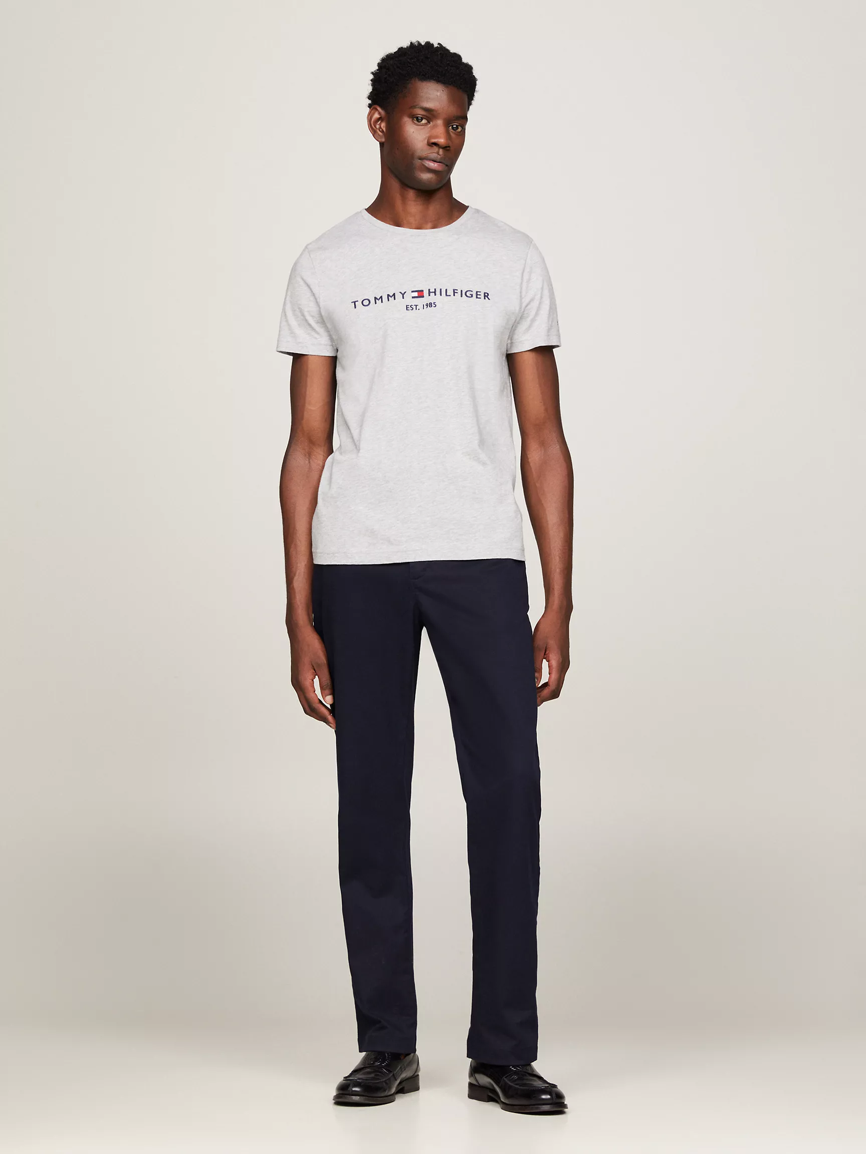 Мужская футболка Tommy Hilfiger, Футболка с вышитым логотипом Tommy