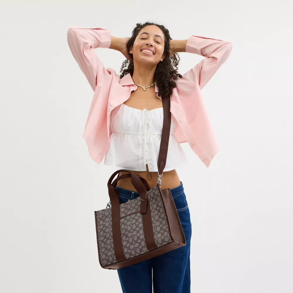 Сумка COACH Smith Tote Bag In Signature Jacquard