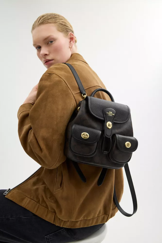 Рюкзак COACH Hadley Backpack In Signature Canvas