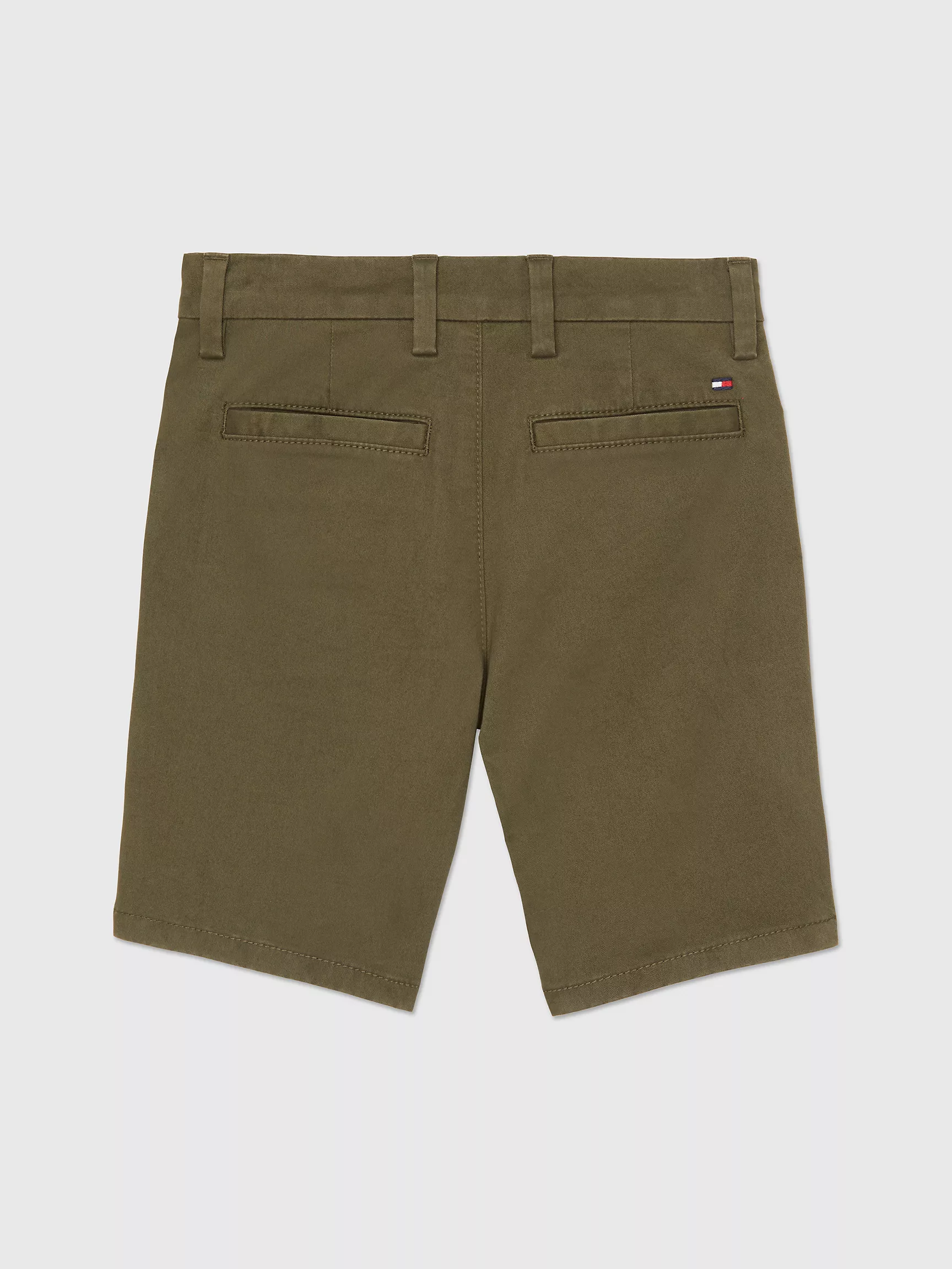 Короткие шорты для мальчиков Tommy Hilfiger, Детские однотонные эластичные шорты чинос
