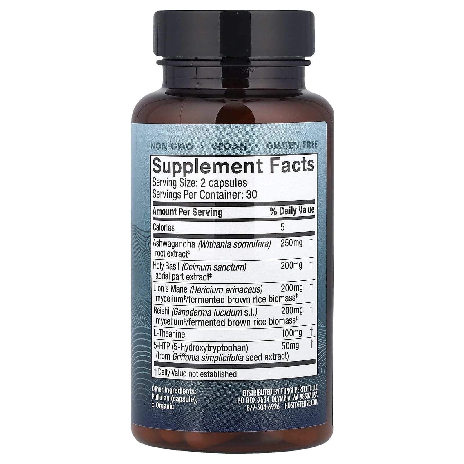 Host Defense, Mushrooms ™ Mycobenefits, Mood, 60 капсул